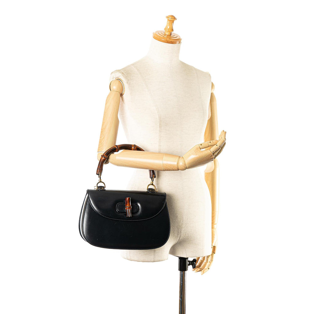 Gucci Calfskin Bamboo Night (SHG-8tTrXT)