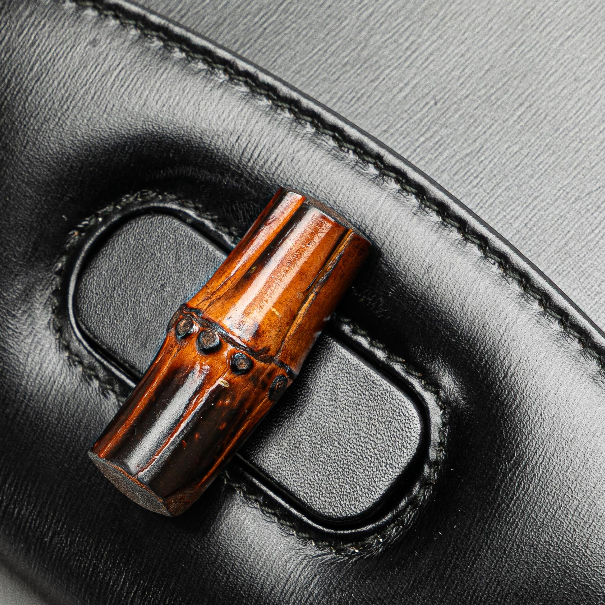 Gucci Calfskin Bamboo Night