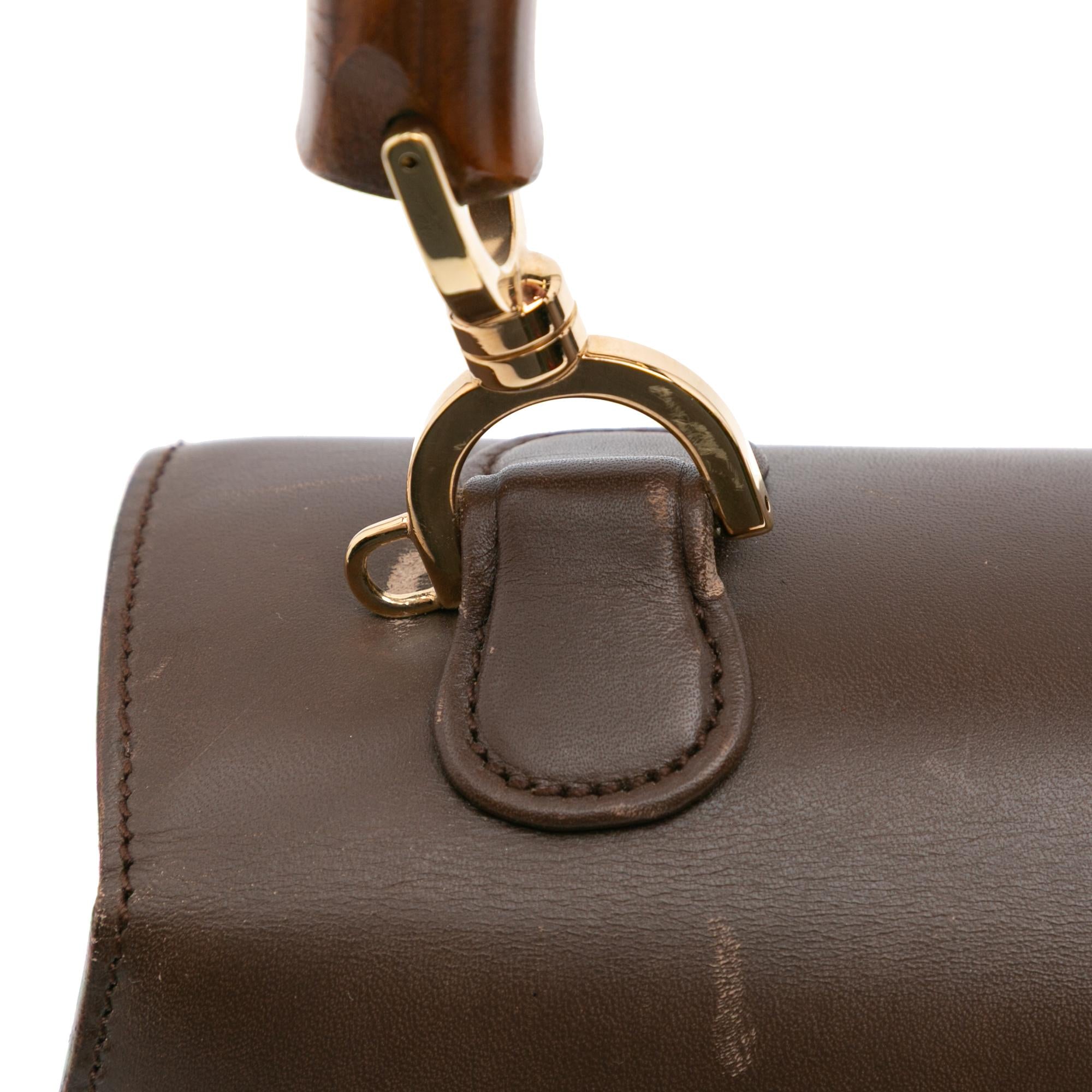 Gucci Calfskin Bamboo Night