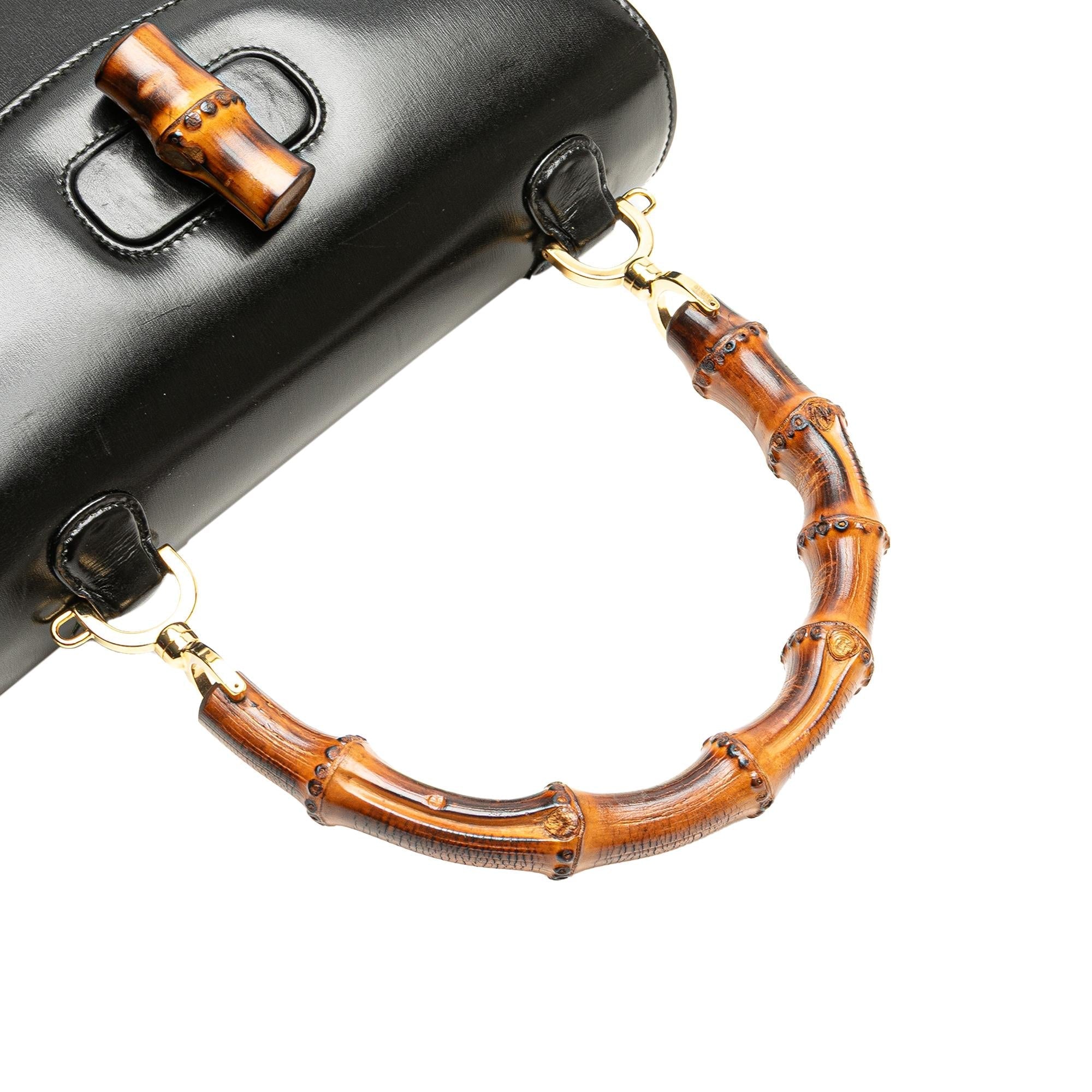 Gucci Calfskin Bamboo Night