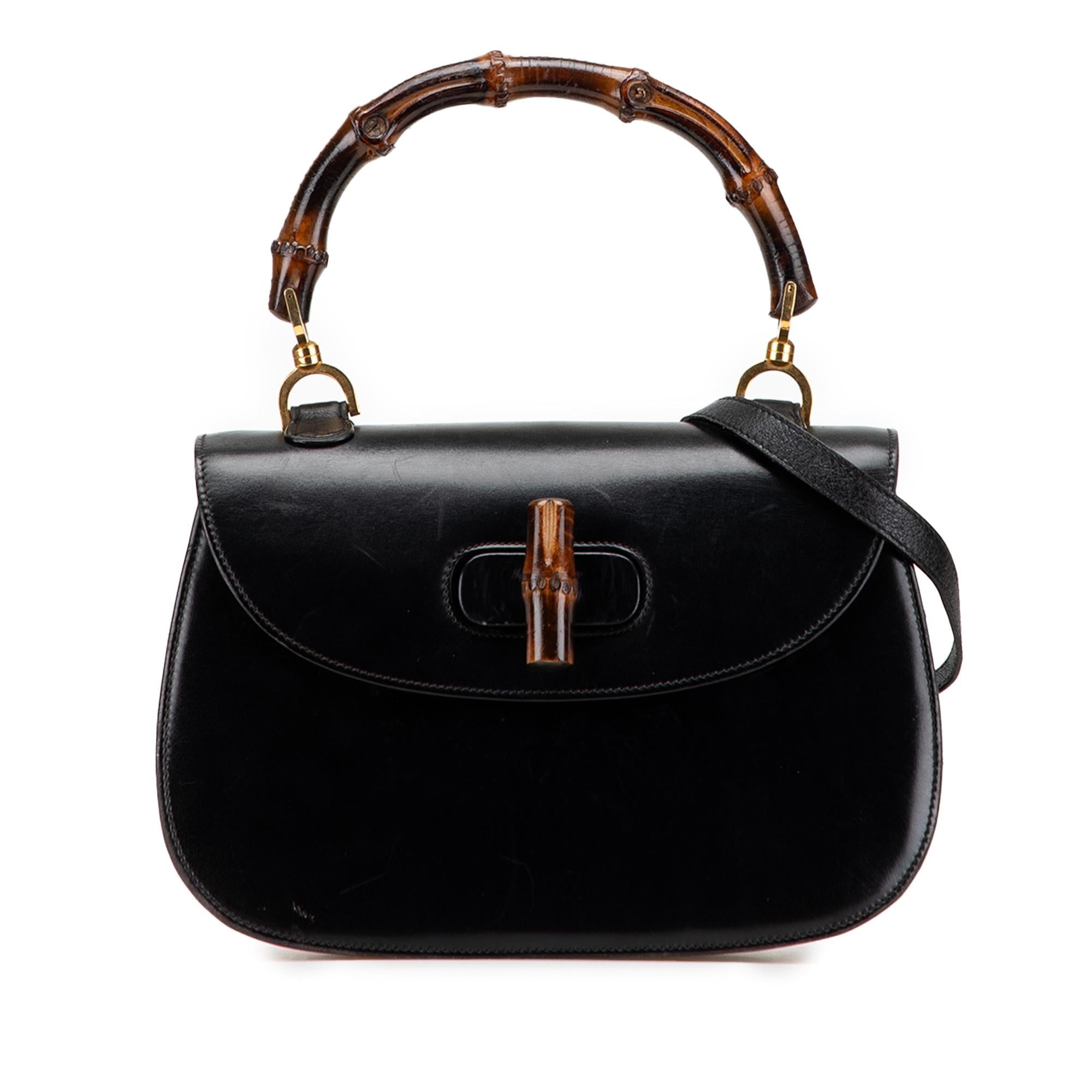 Gucci Calfskin Bamboo Night