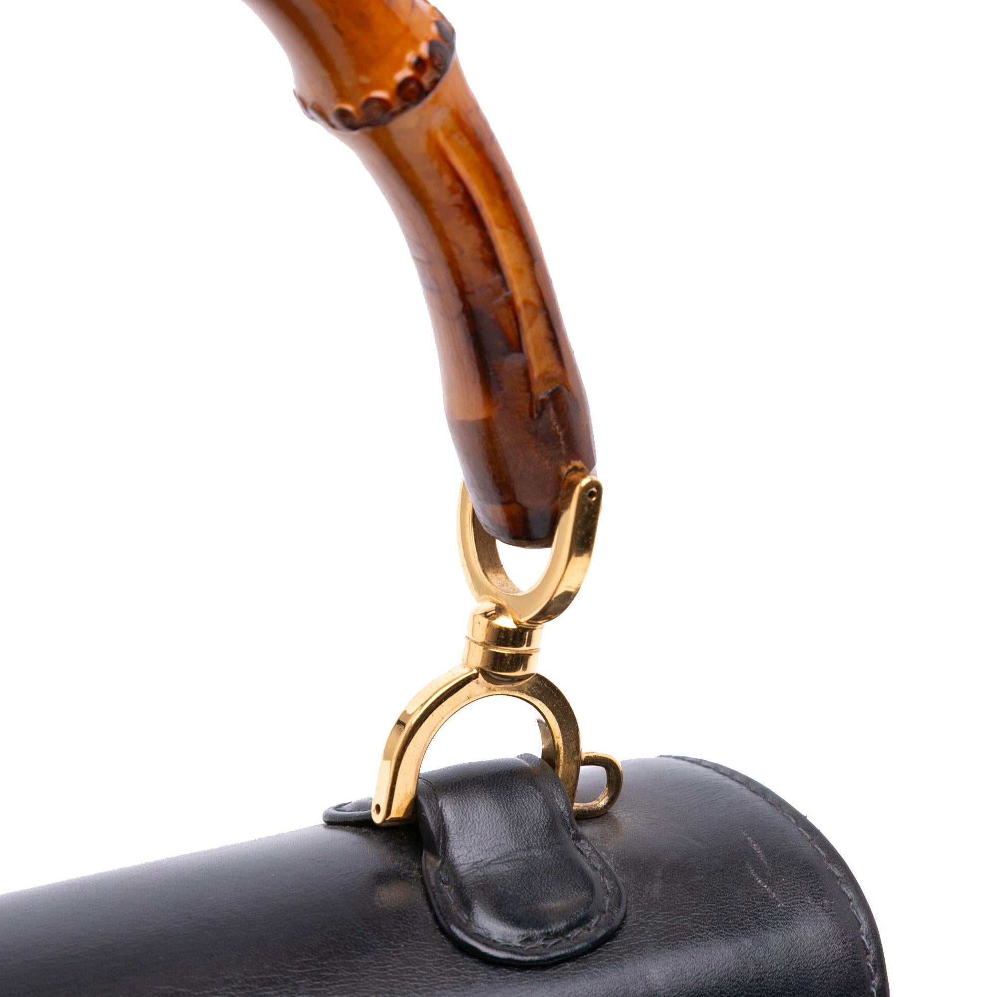Gucci Calfskin Bamboo Night