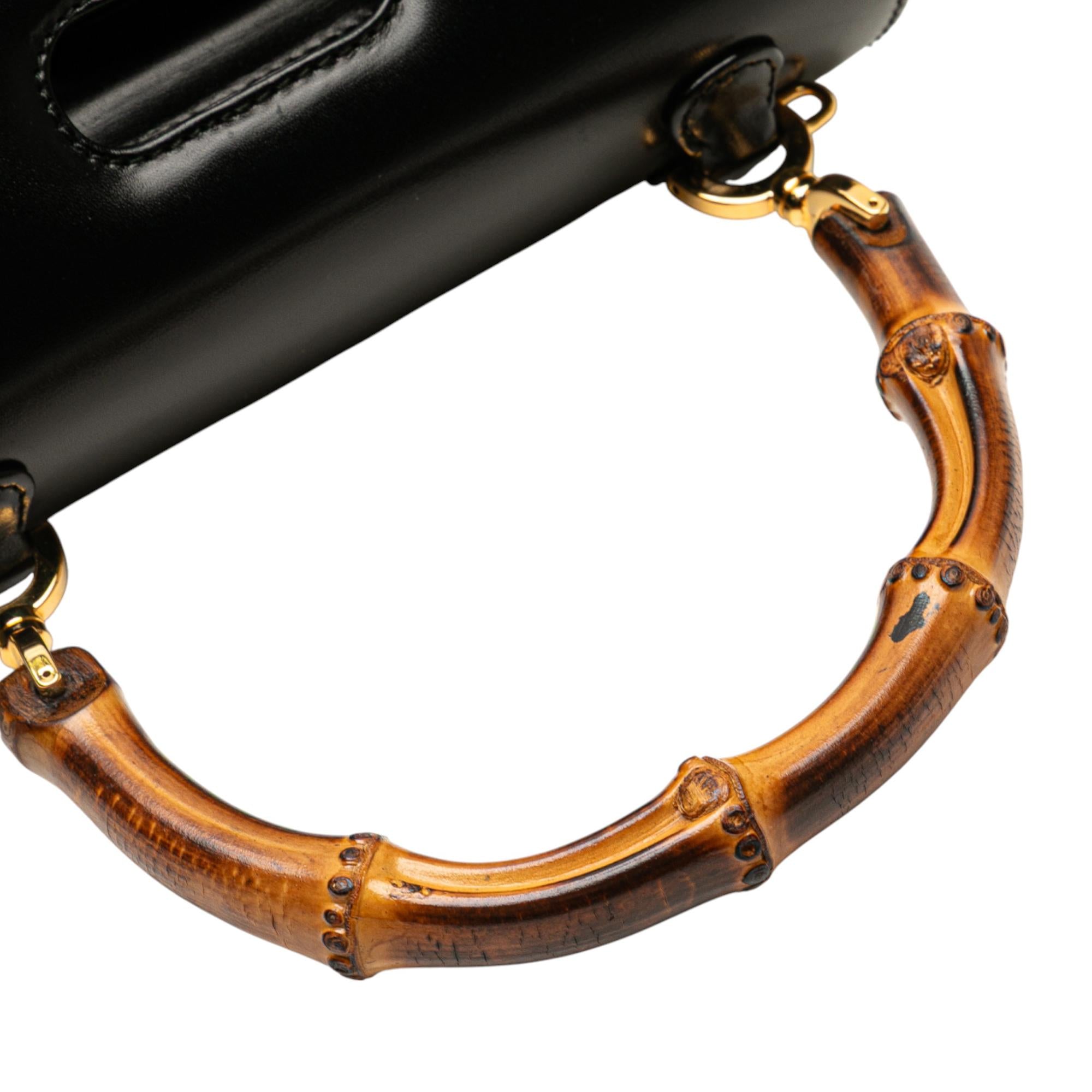 Gucci Calfskin Bamboo Night
