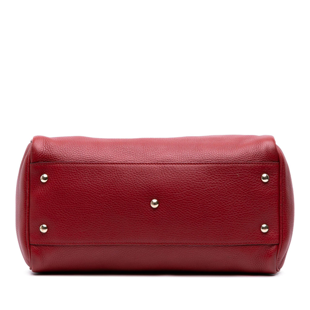 Gucci Calfskin Bamboo Shopper Boston