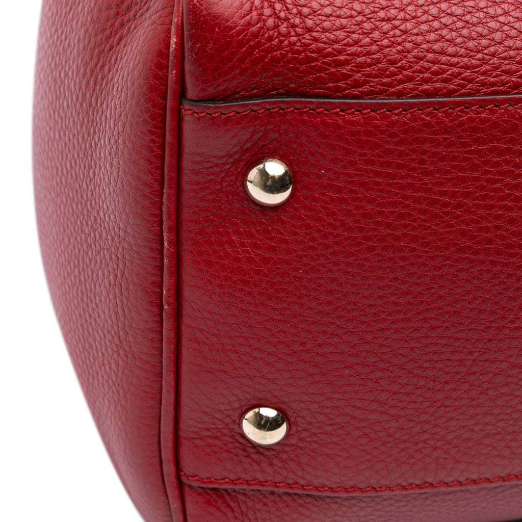 Gucci Calfskin Bamboo Shopper Boston