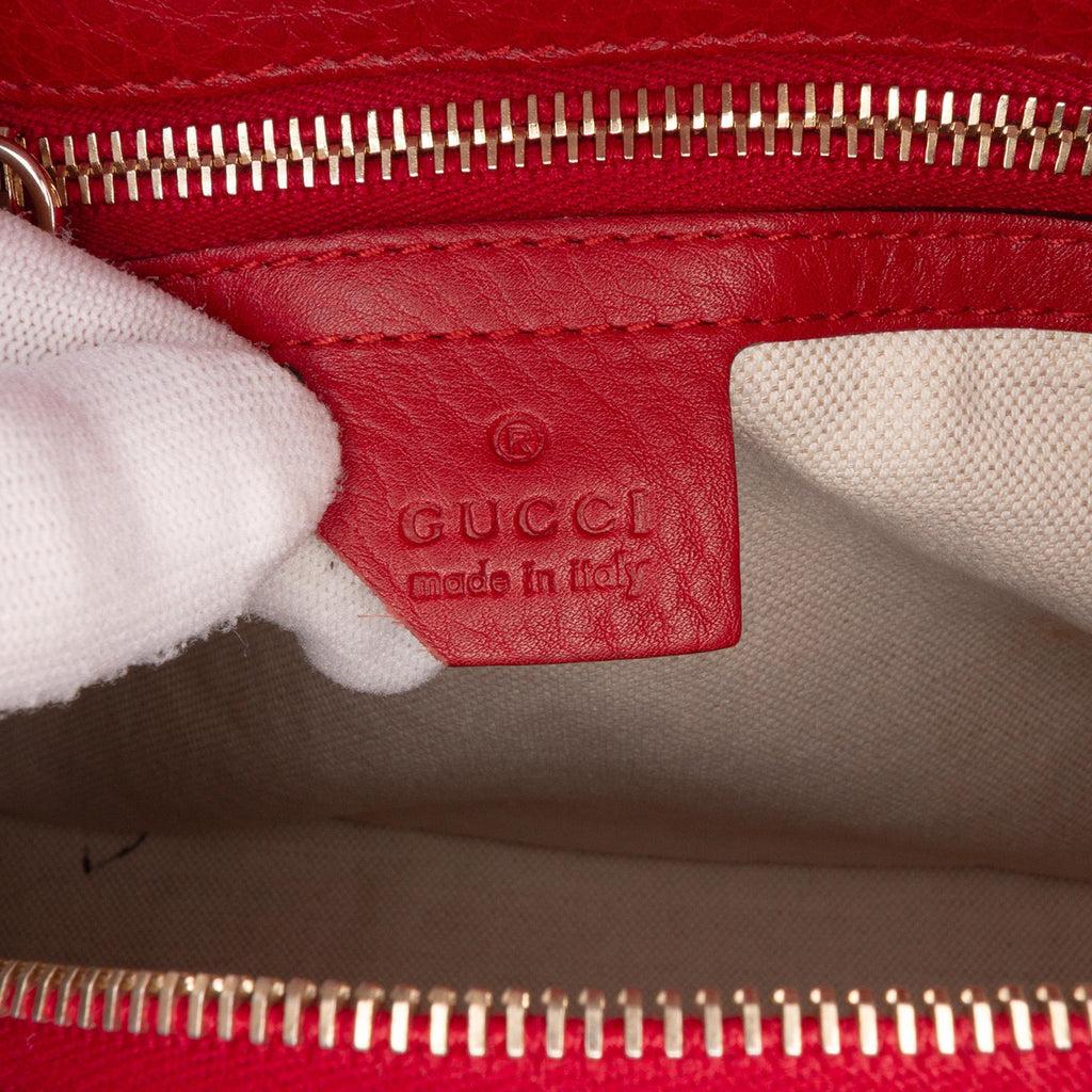 Gucci Calfskin Bamboo Shopper Boston