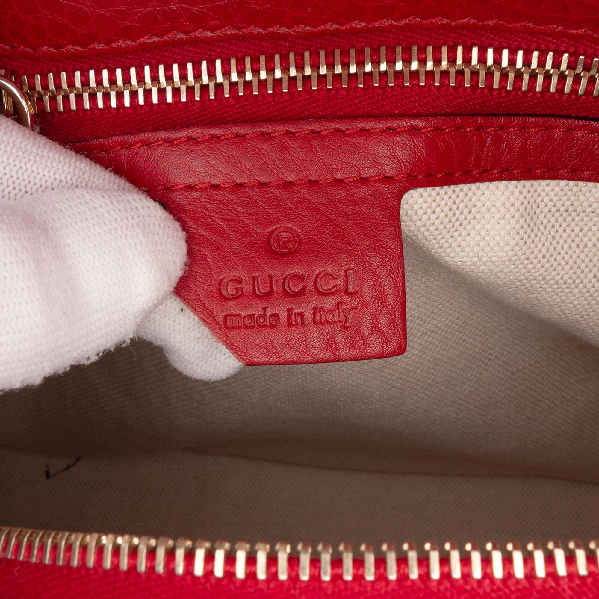 Gucci Calfskin Bamboo Shopper Boston