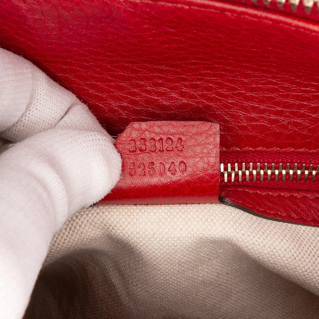 Gucci Calfskin Bamboo Shopper Boston