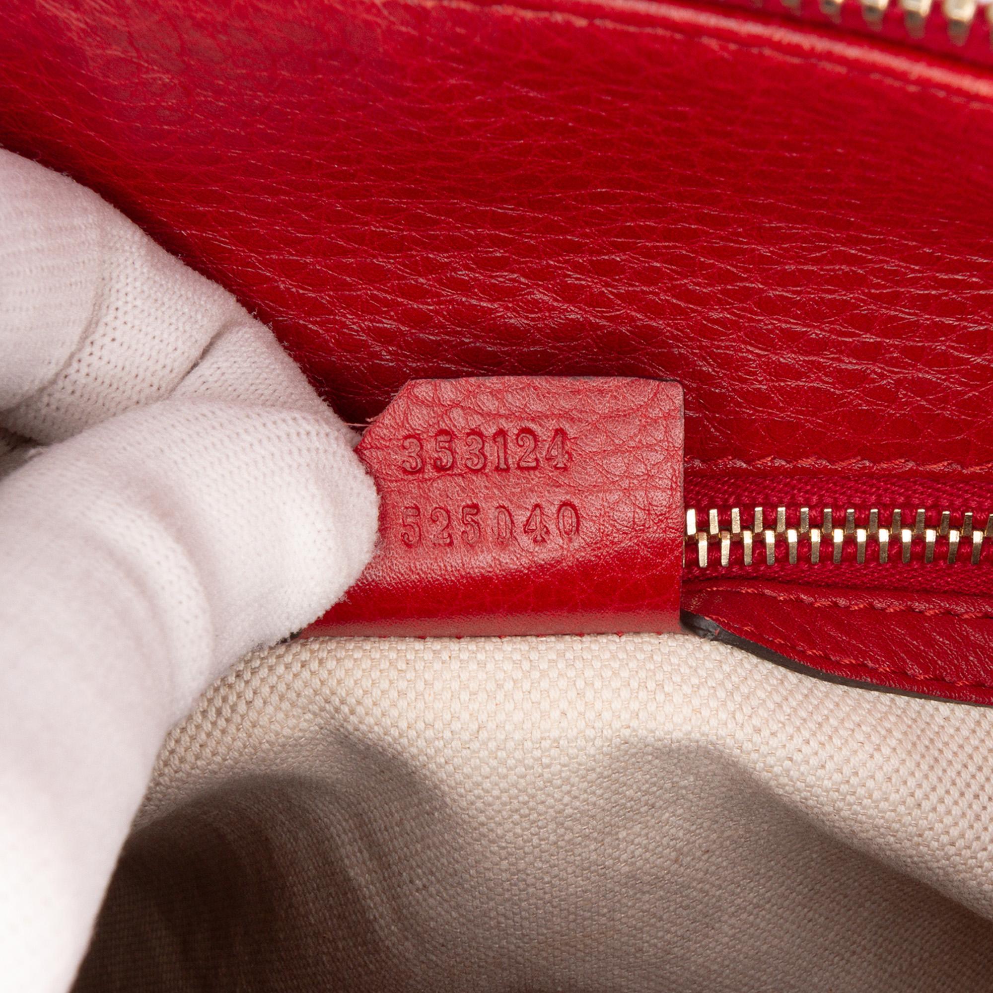 Gucci Calfskin Bamboo Shopper Boston