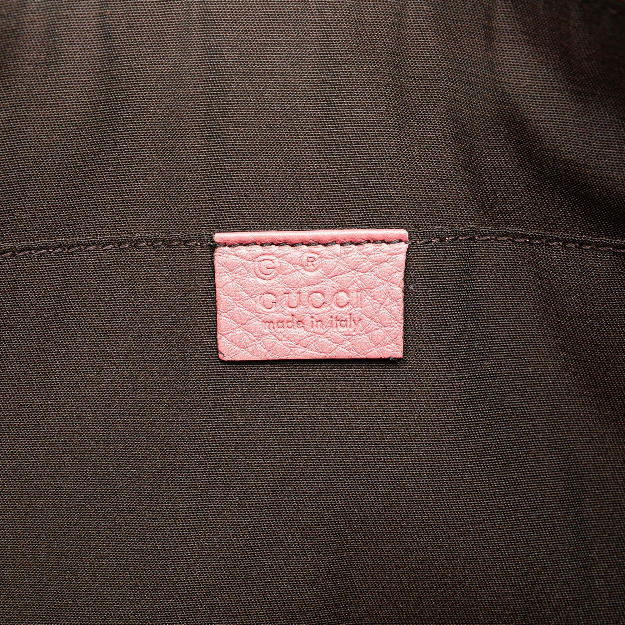 Gucci Calfskin Bamboo Tassel Clutch