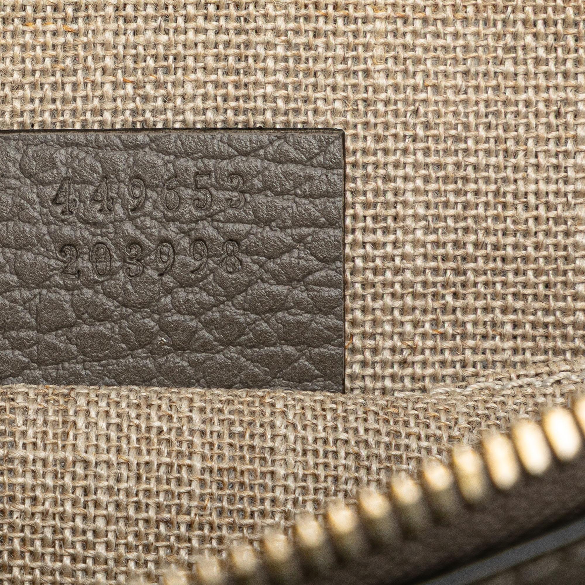 Gucci Calfskin Bamboo Tassel Clutch
