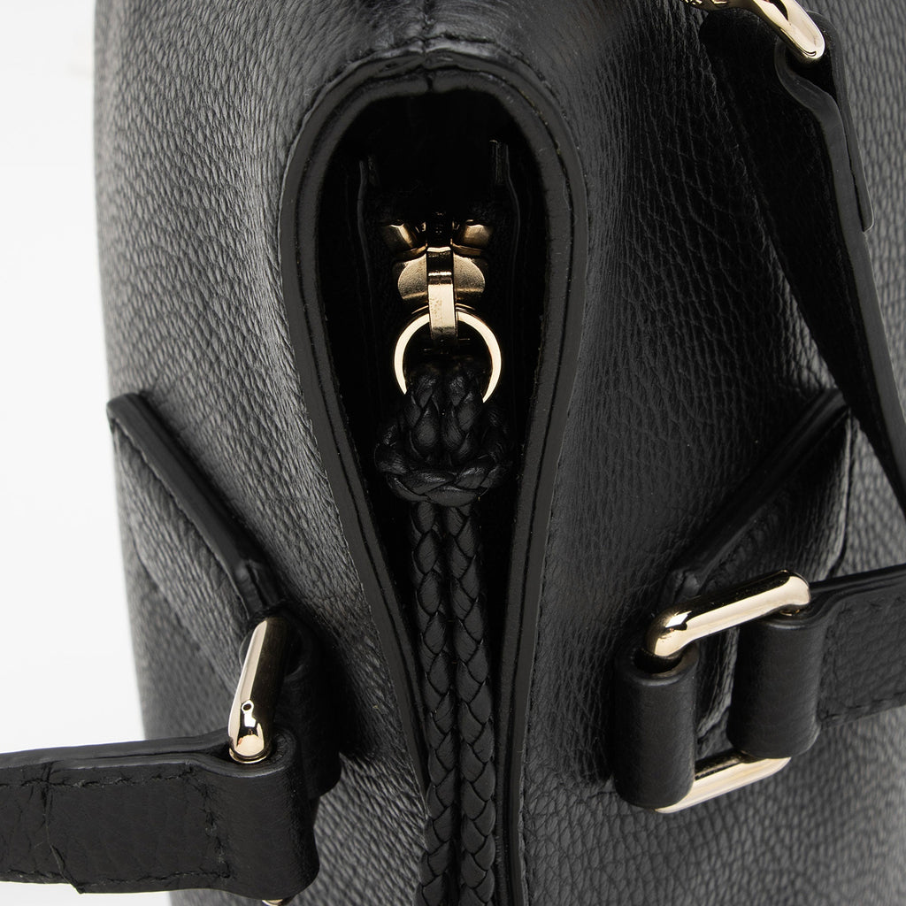 Gucci Calfskin Bamboo Tassel Tote (SHF-gWsjHp)