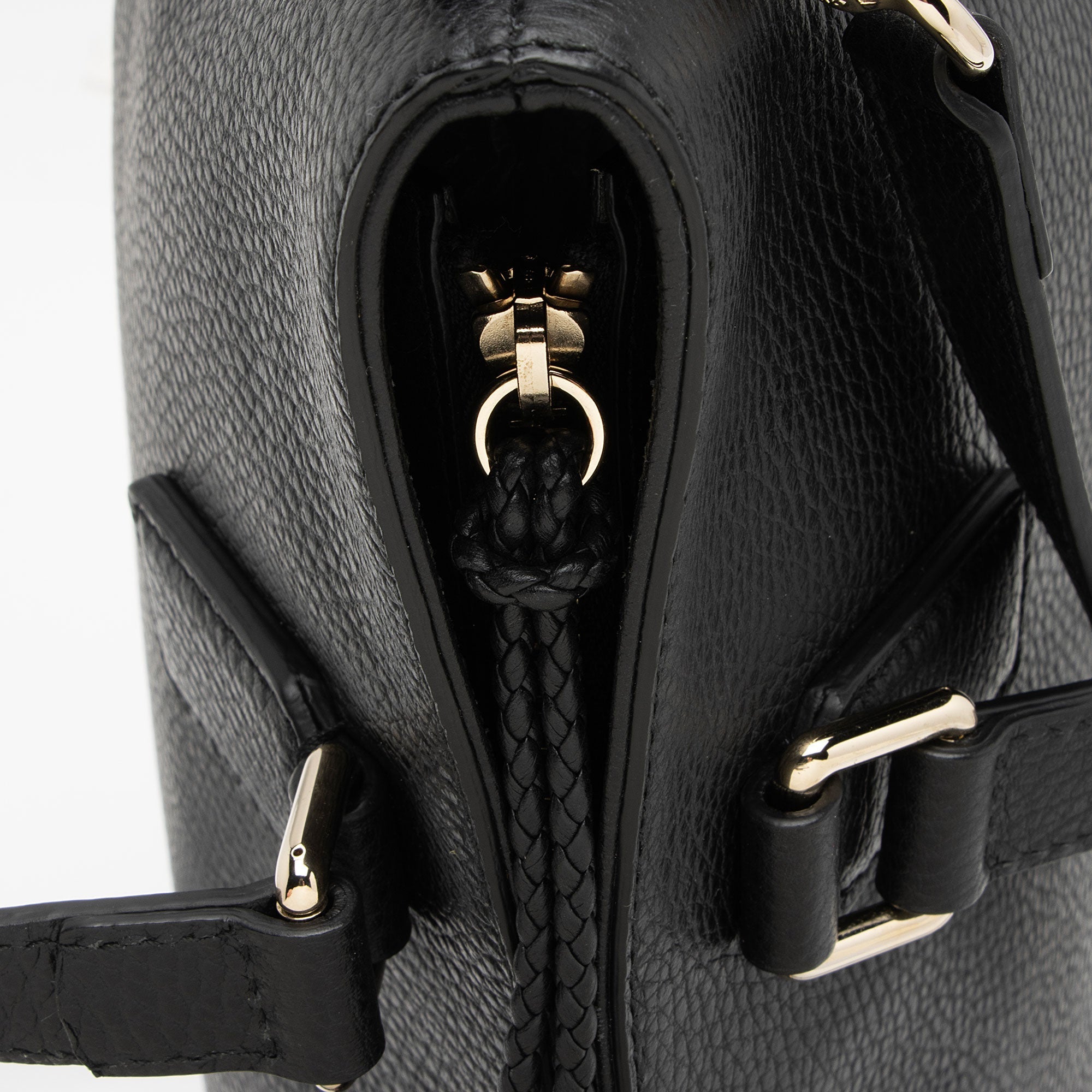 Gucci Calfskin Bamboo Tassel Tote (SHF-gWsjHp)