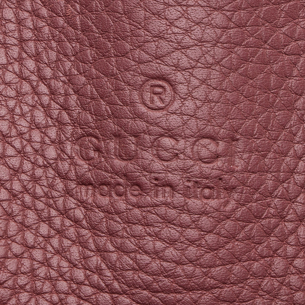 Gucci Calfskin Bamboo Tassel Tote