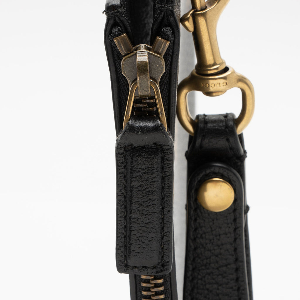 Gucci Calfskin Bee Star Wristlet (SHF-8glDSR)