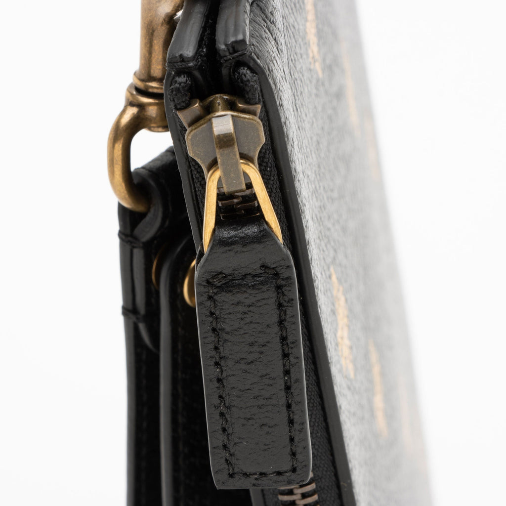 Gucci Calfskin Bee Wristlet