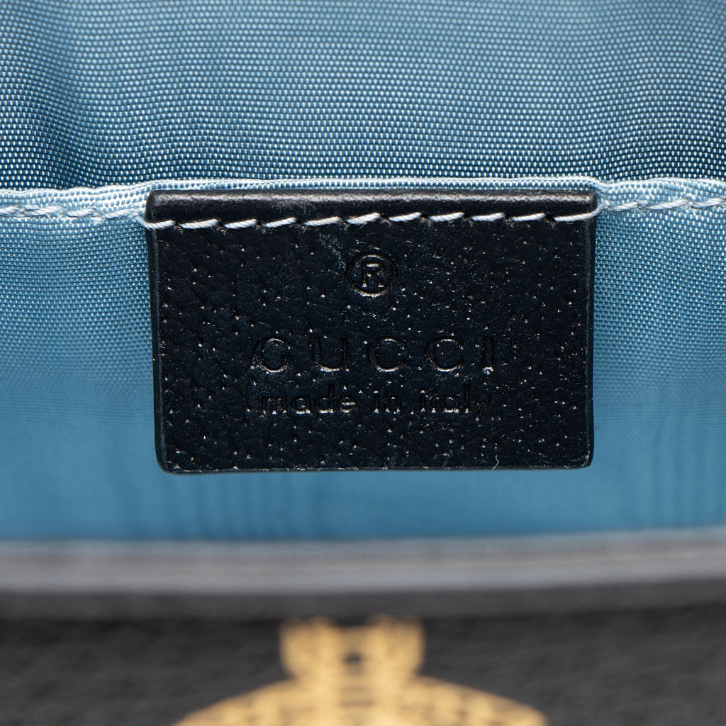 Gucci Calfskin Bee & Star Sylvie Mini Top Handle