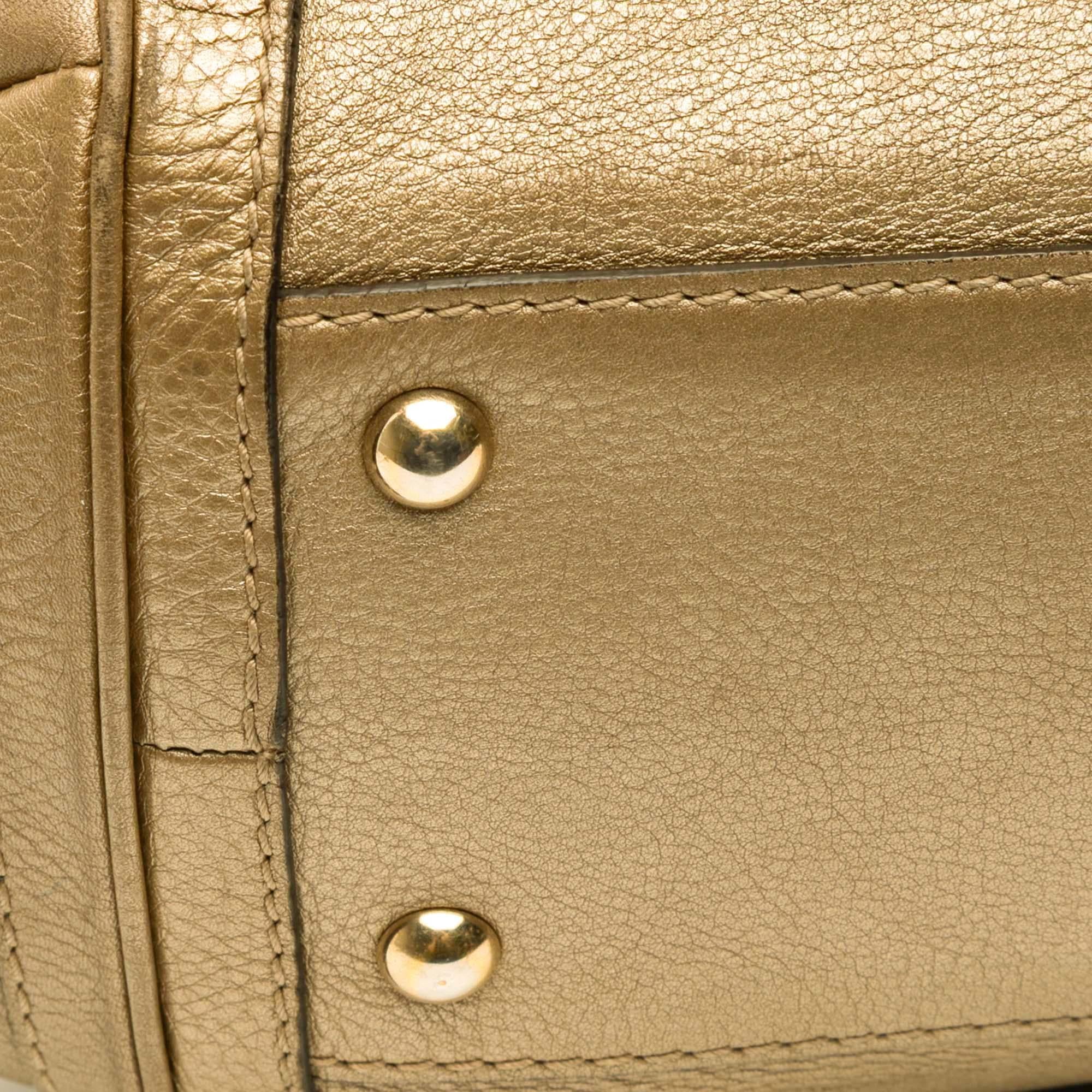 Gucci Calfskin Bella Satchel
