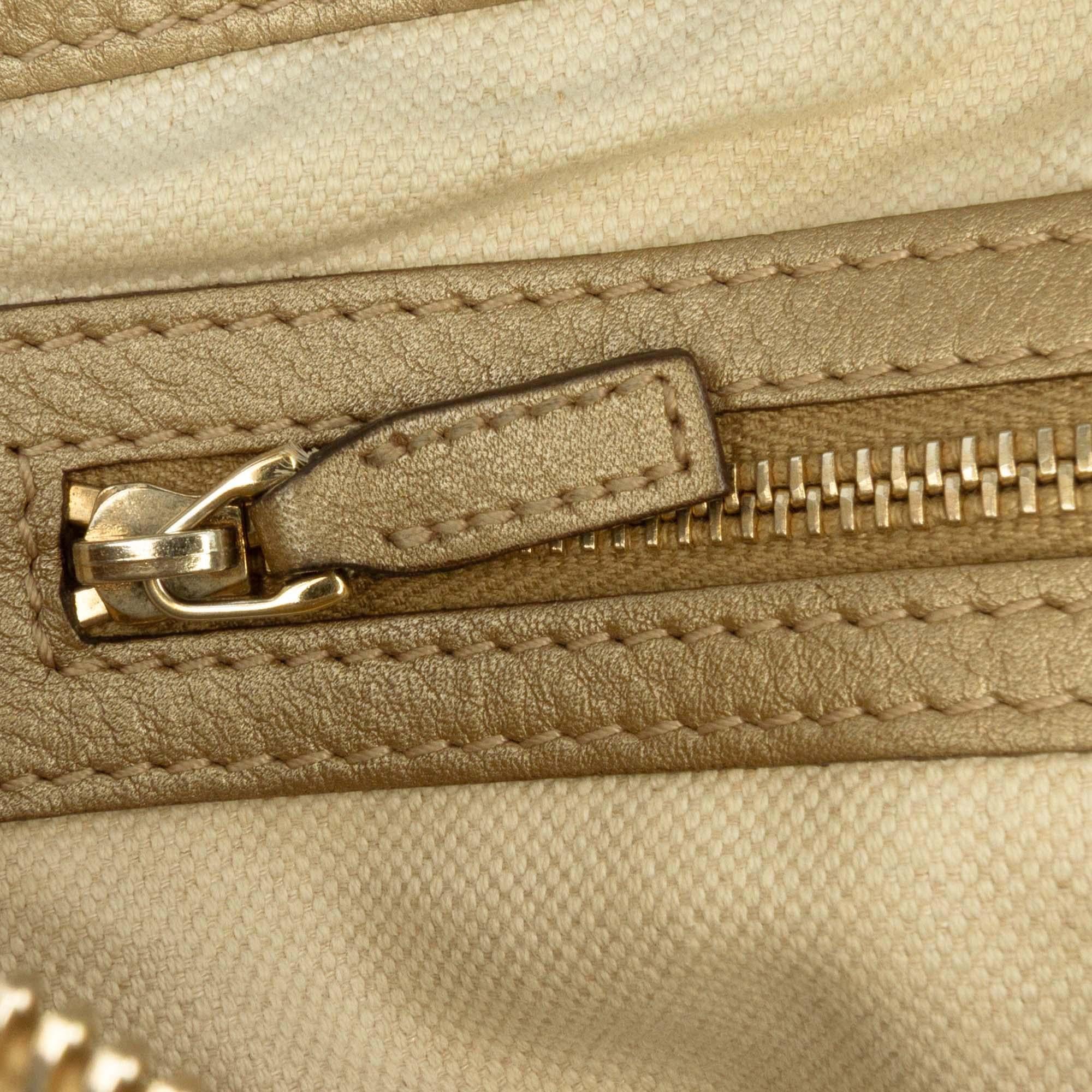 Gucci Calfskin Bella Satchel