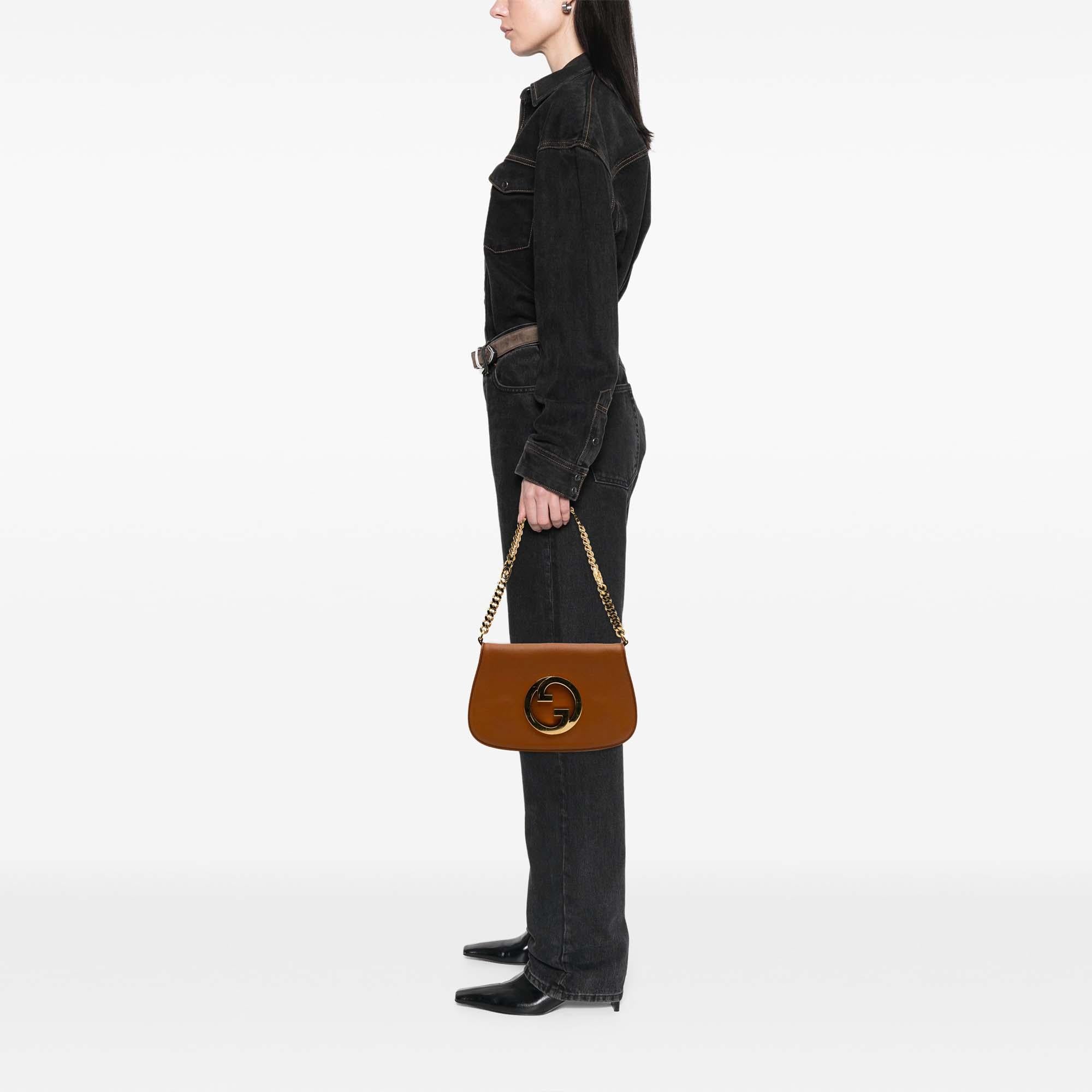 Gucci Calfskin Blondie Chain Satchel