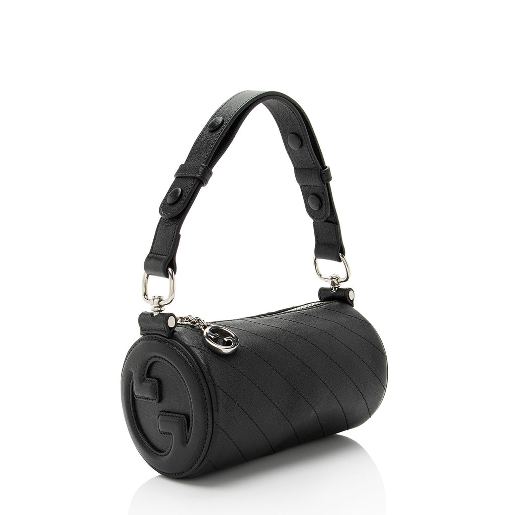 Gucci Calfskin Blondie Mini Barrel Bag