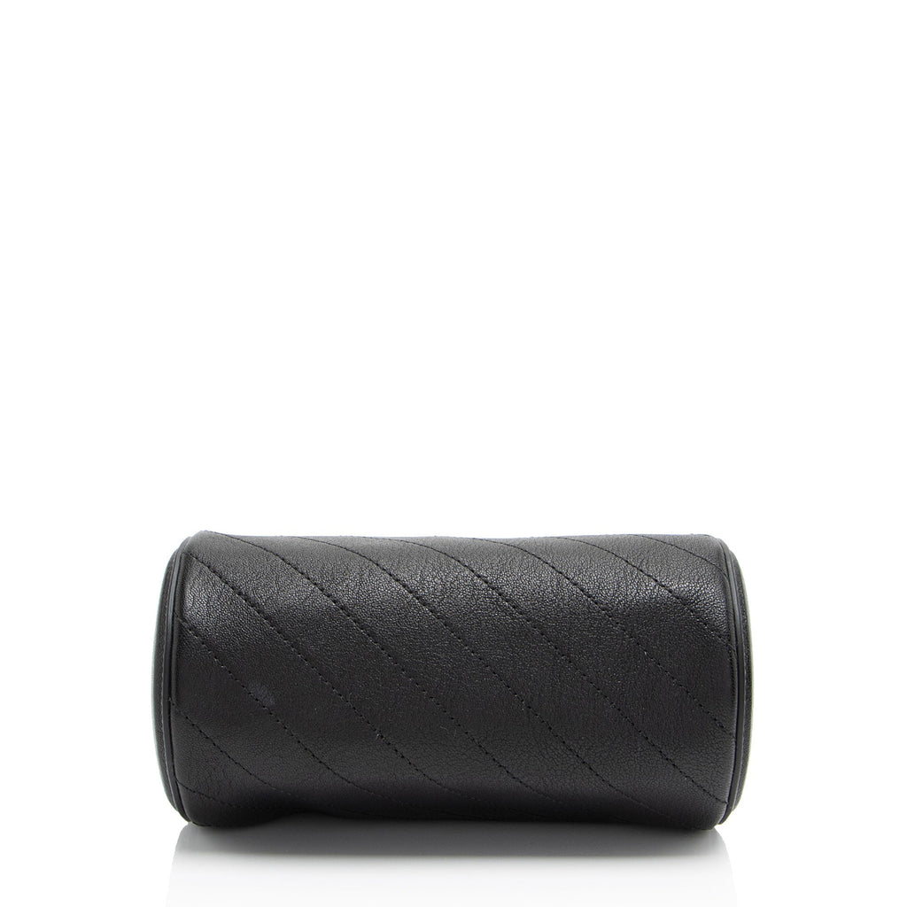 Gucci Calfskin Blondie Mini Barrel Bag