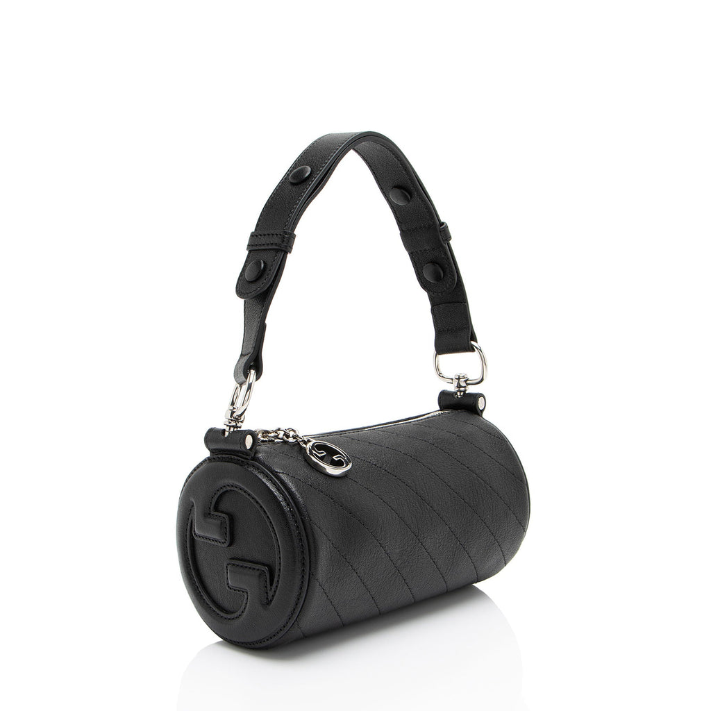 Gucci Calfskin Blondie Mini Barrel Bag