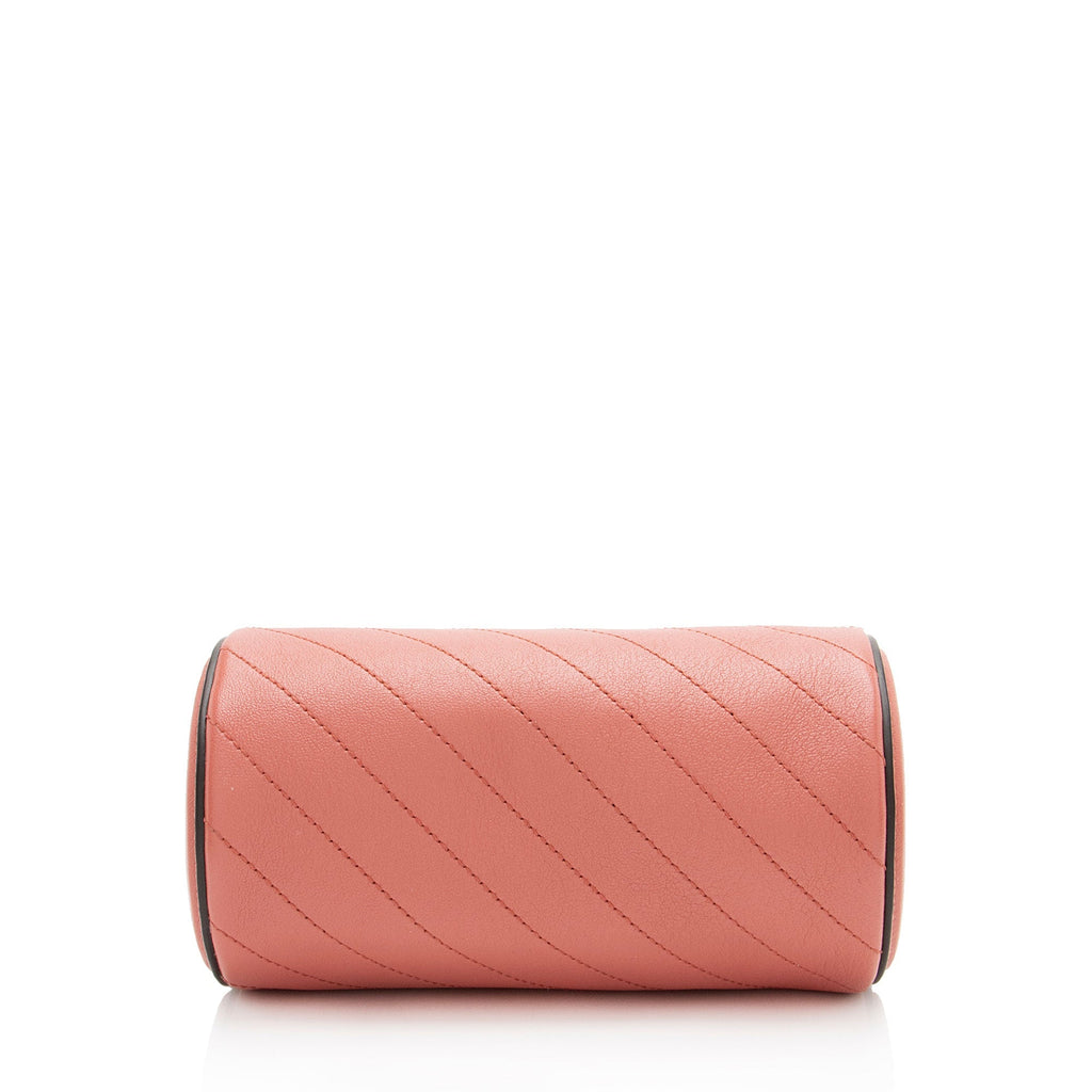 Gucci Calfskin Blondie Mini Barrel Bag