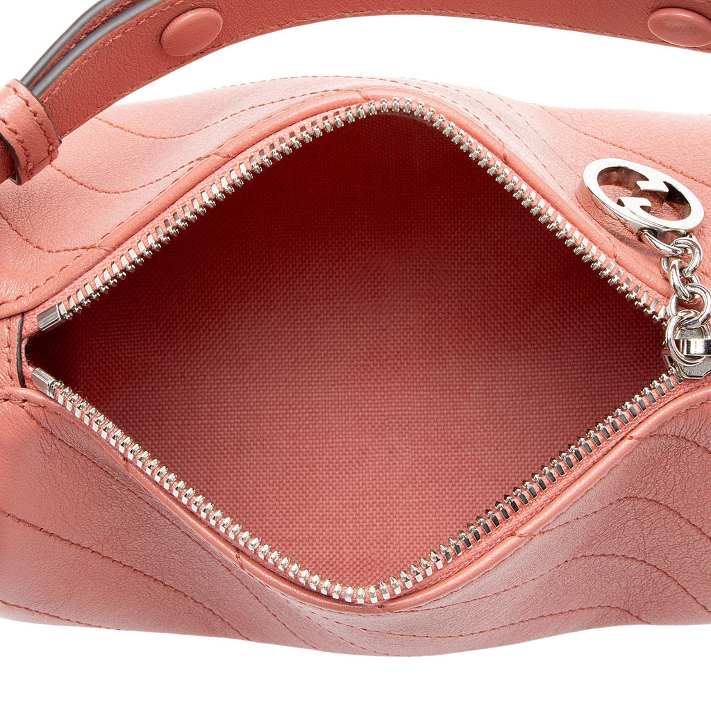 Gucci Calfskin Blondie Mini Barrel Bag
