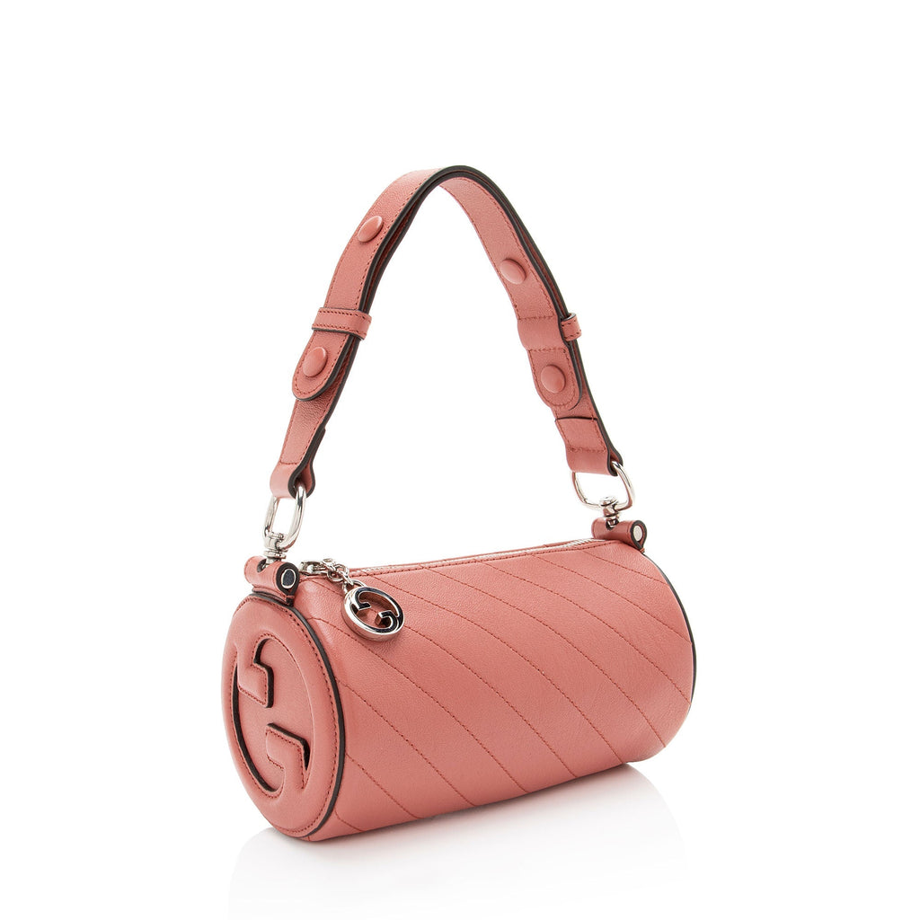 Gucci Calfskin Blondie Mini Barrel Bag