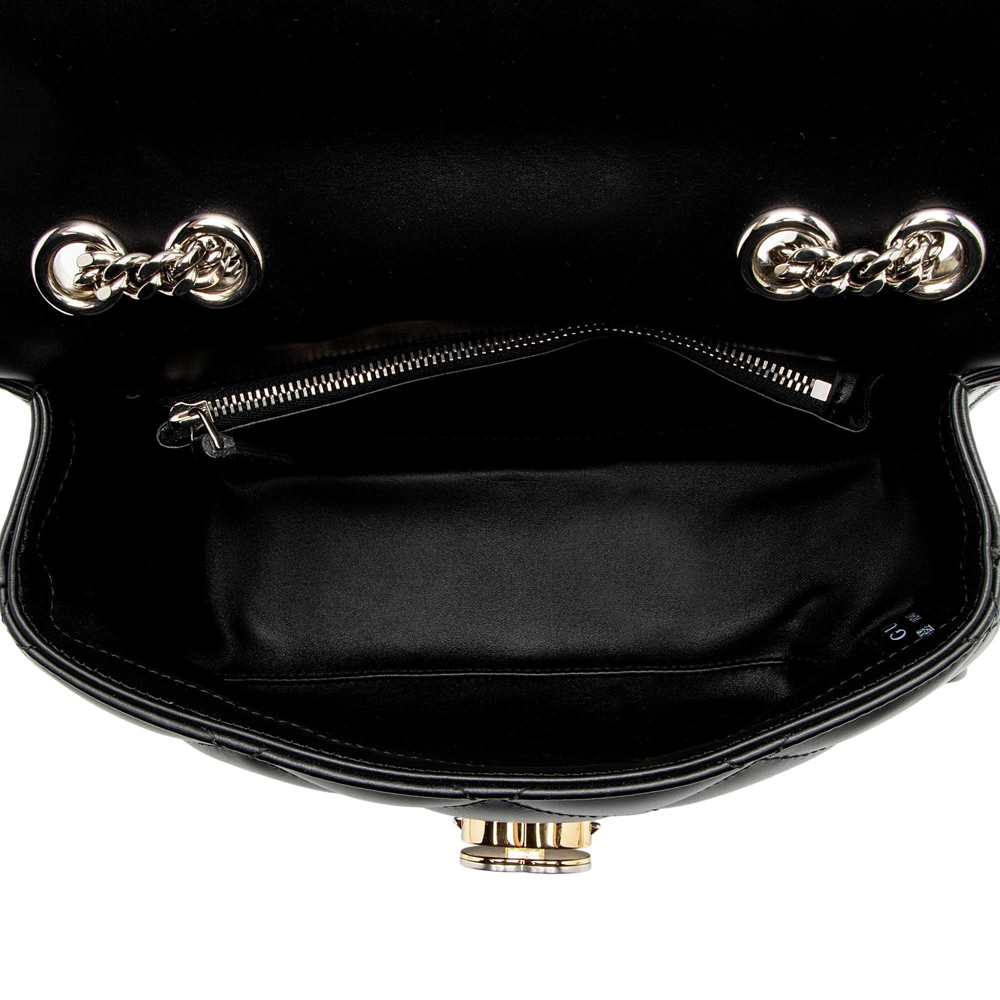 Gucci Calfskin Deco Small Shoulder Bag