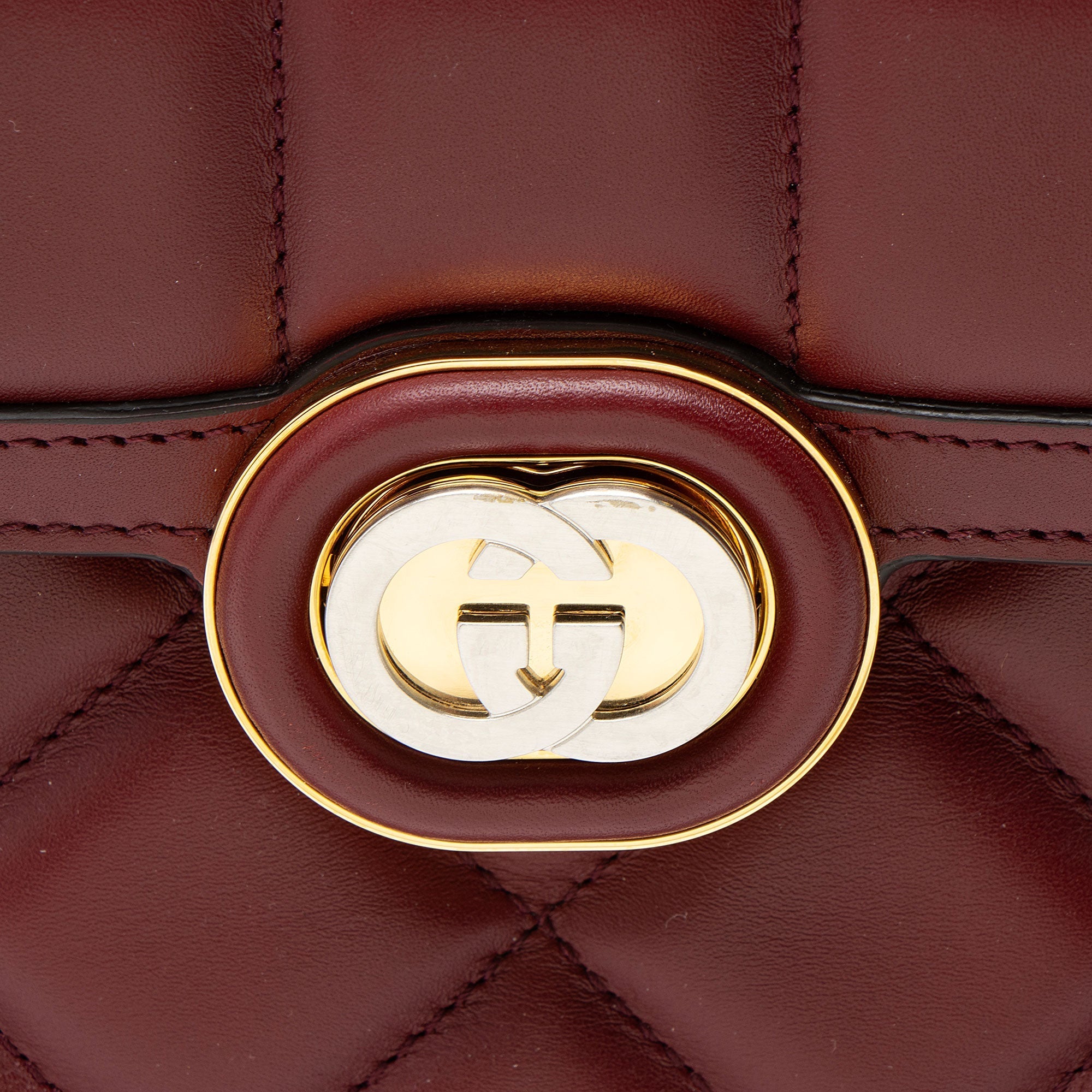 Gucci Calfskin Deco Small Shoulder Bag