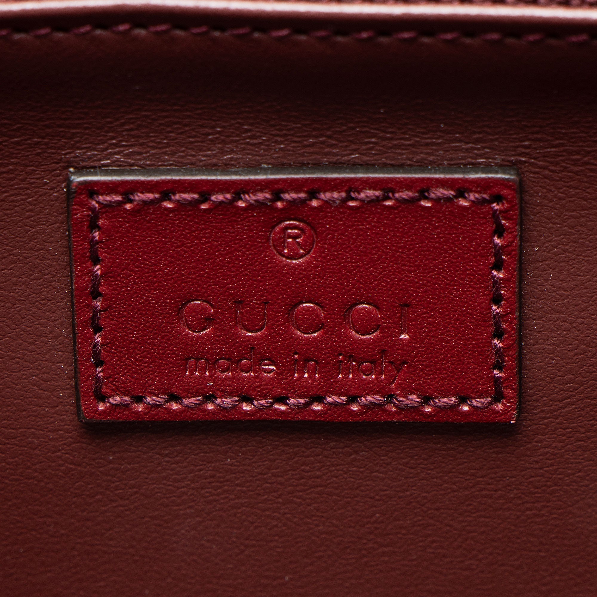 Gucci Calfskin Deco Small Shoulder Bag