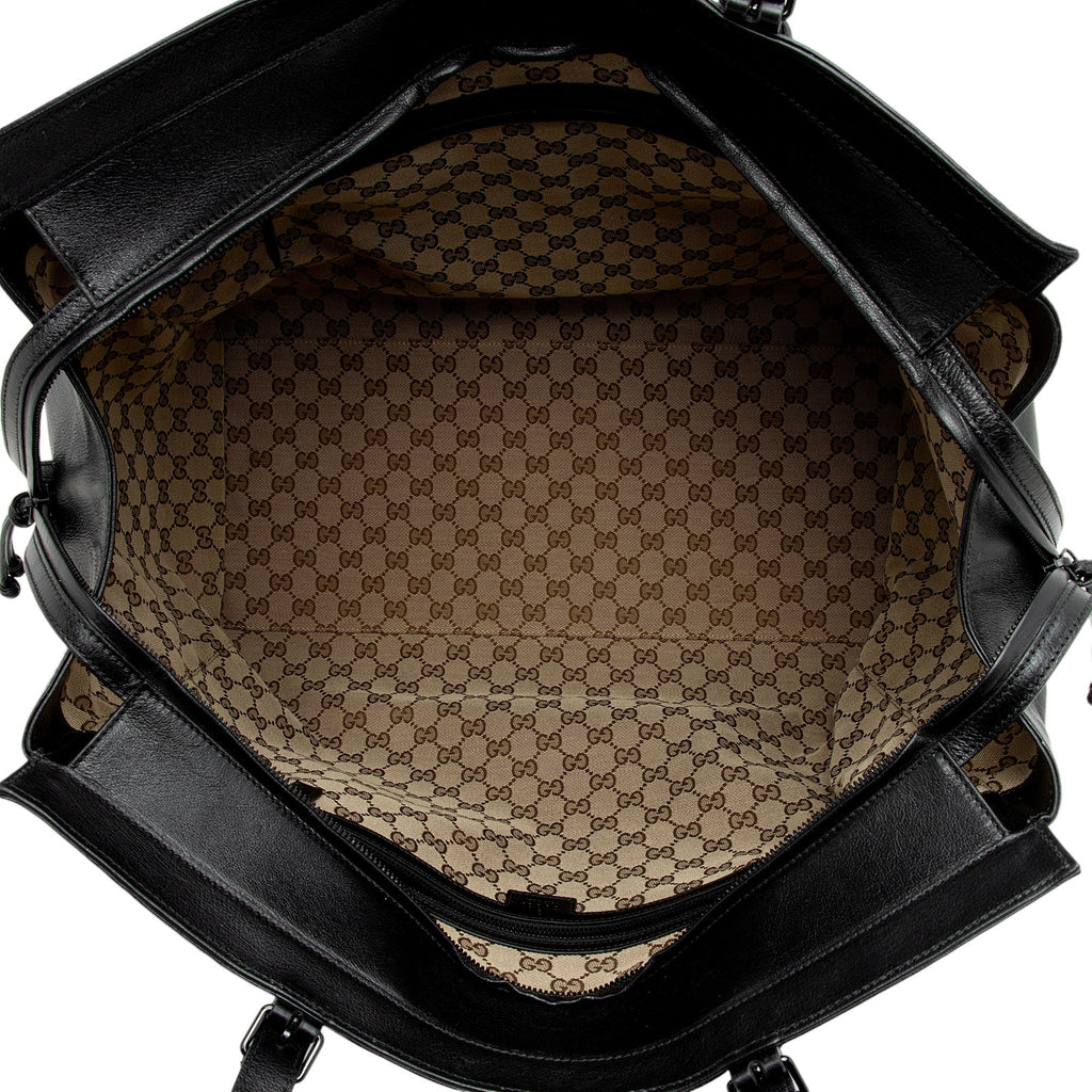 Gucci Calfskin GG Marmont Monochrome Large Tote (SHF-sBw4Ey)