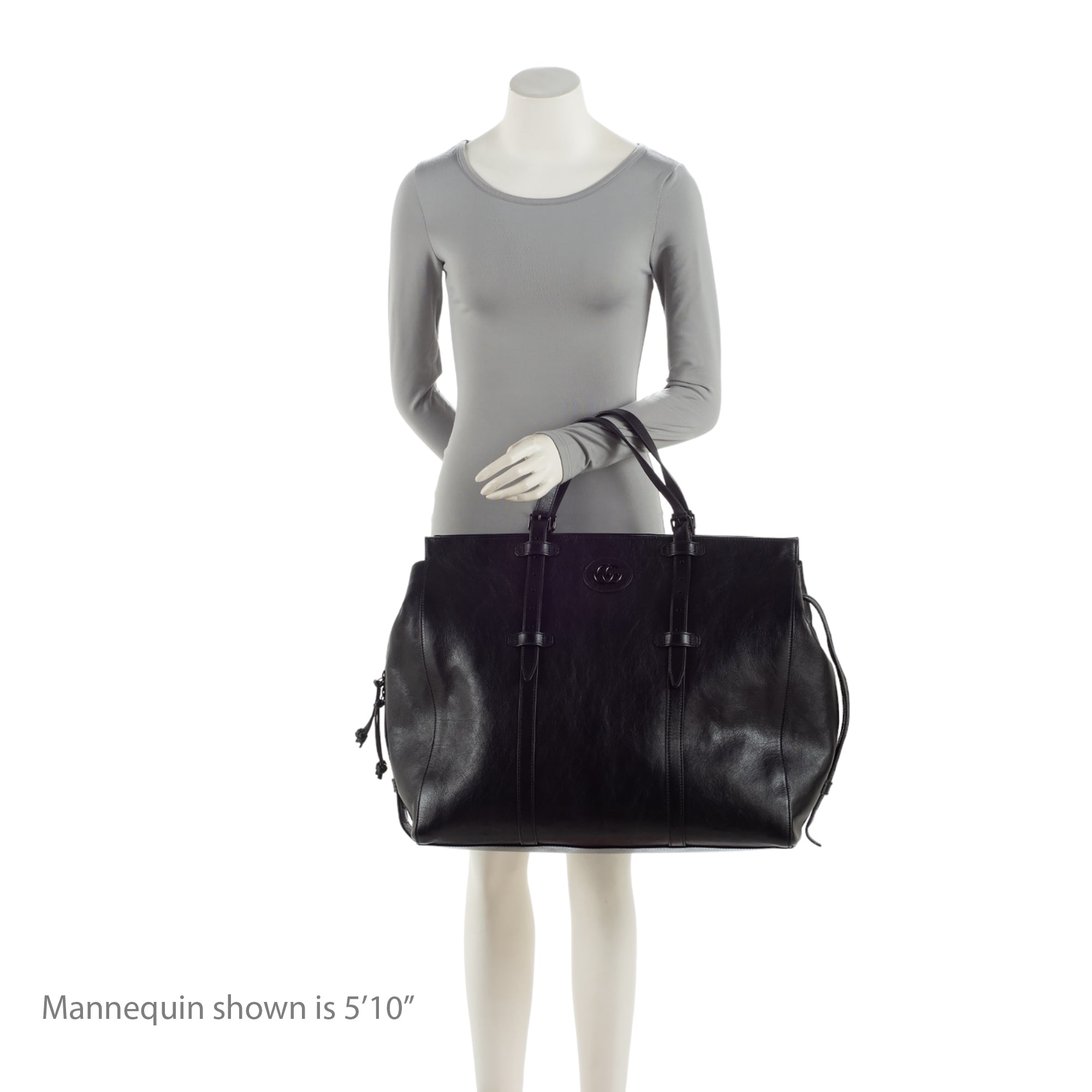 Gucci Calfskin GG Marmont Monochrome Large Tote (SHF-sBw4Ey)