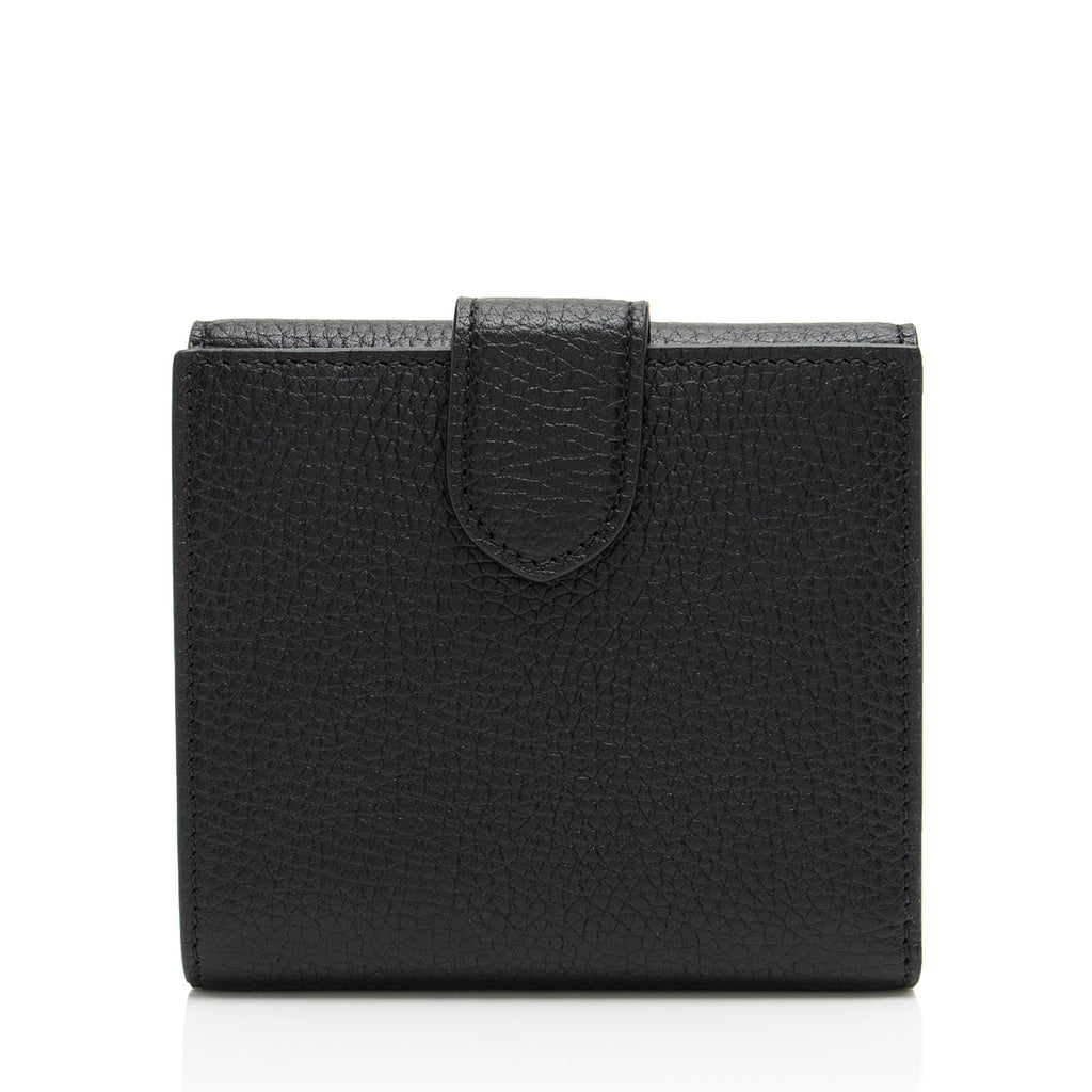Gucci Calfskin GG Marmont FrLBch Wallet