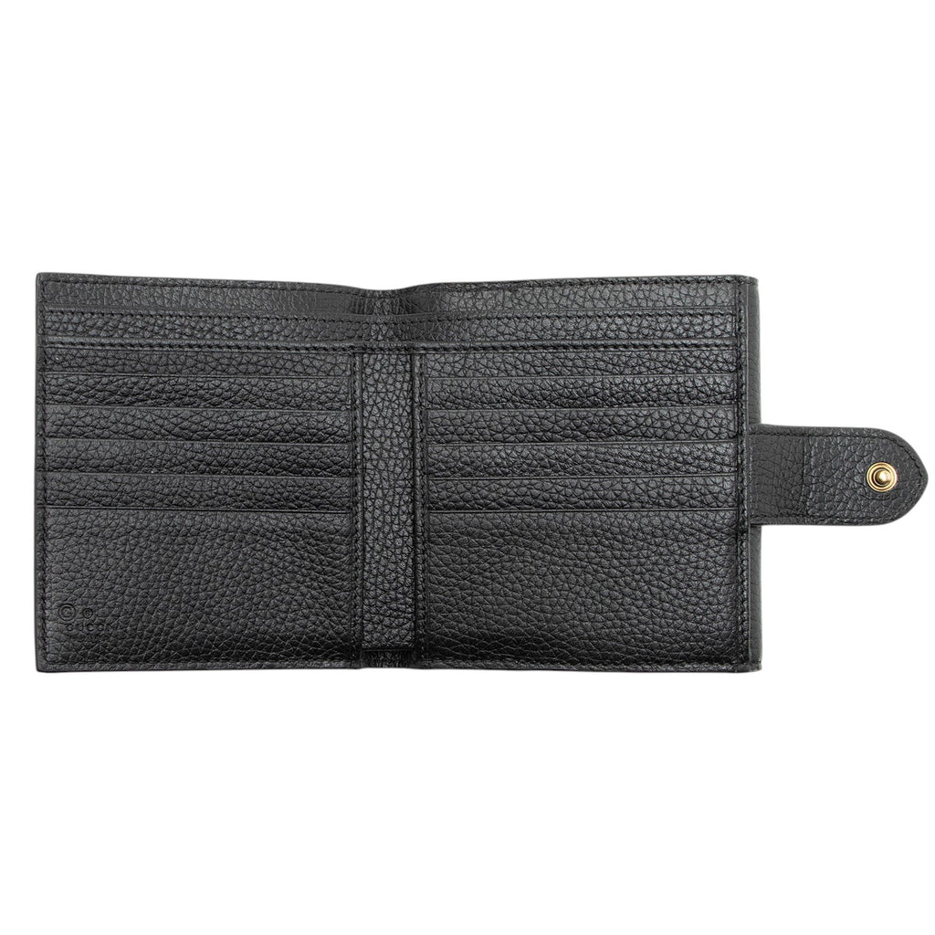 Gucci Calfskin GG Marmont FrLBch Wallet