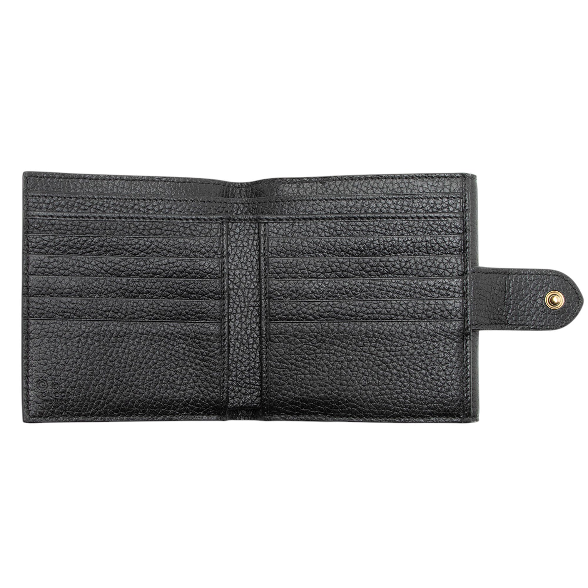 Gucci Calfskin GG Marmont FrLBch Wallet