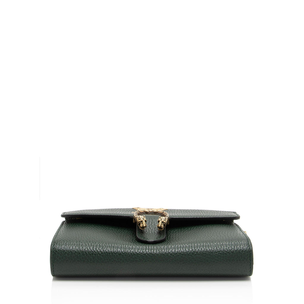 Gucci Calfskin Garden Dionysus Chain Wallet