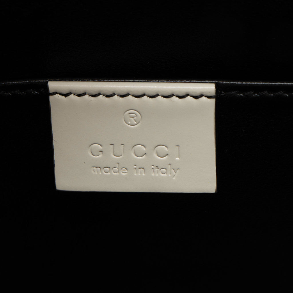 Gucci Calfskin Geometric Inlay Diana Small Tote (SHF-31a6lc)