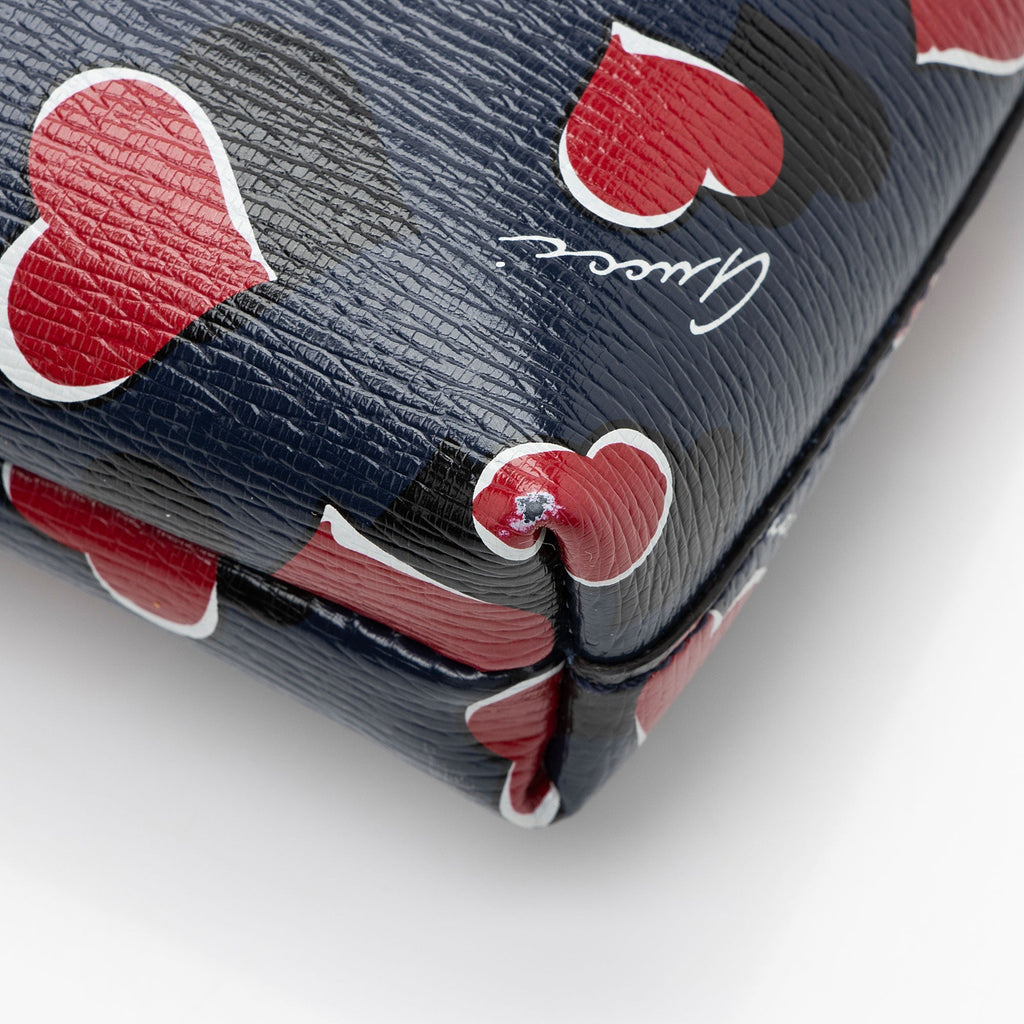 Gucci Calfskin Heartbeat Large Pouch
