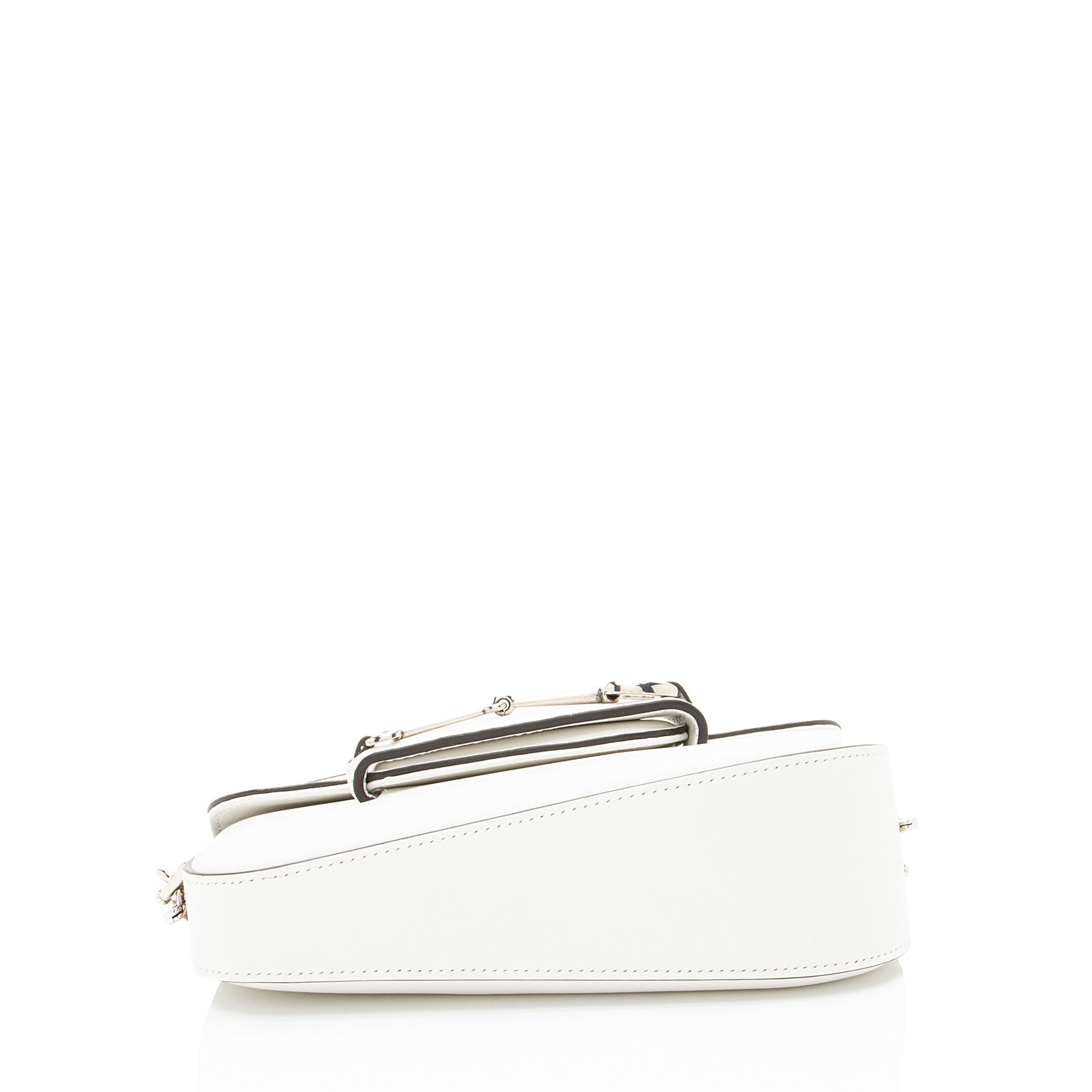 Gucci Calfskin Horsebit 1955 Asymmetric Mini Shoulder Bag