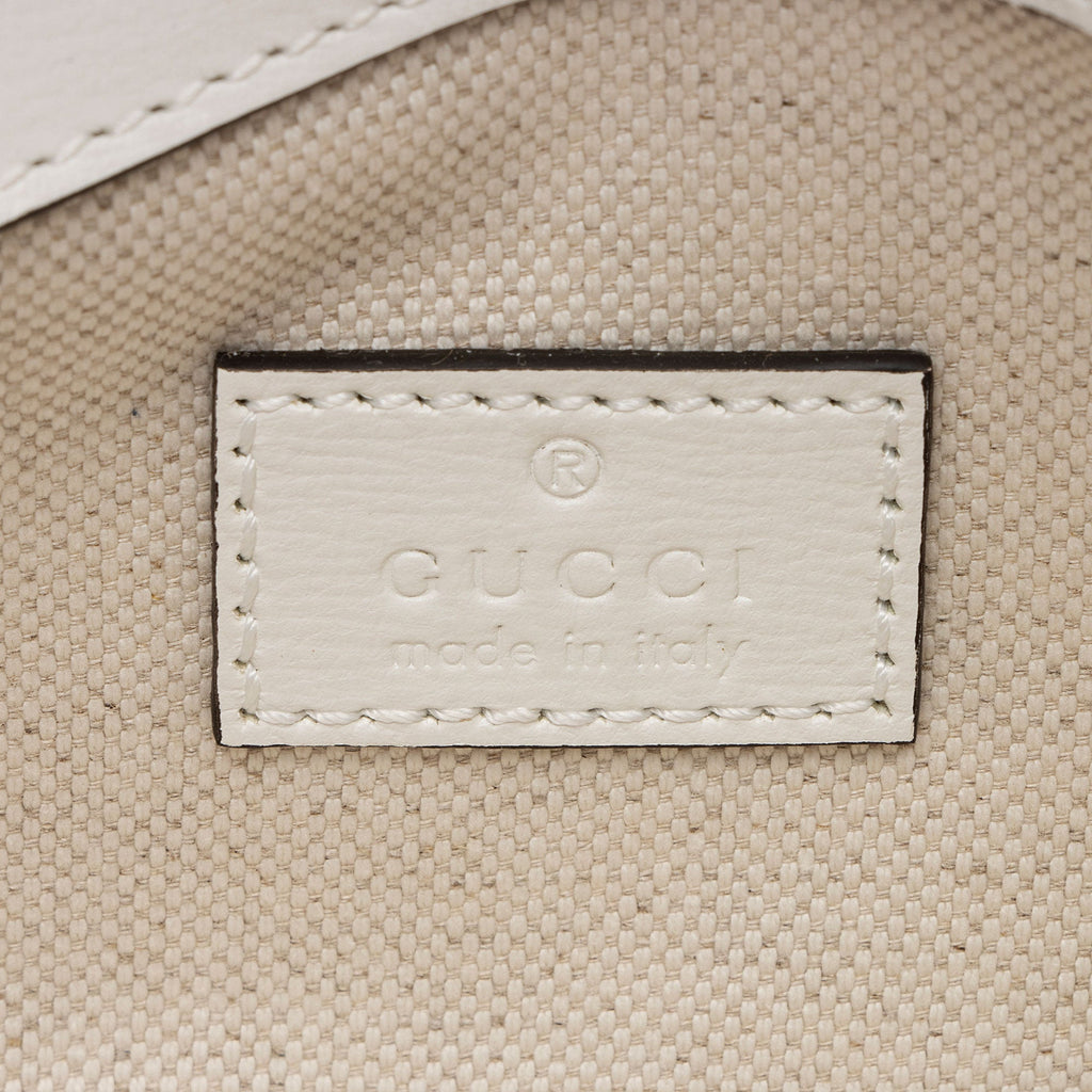 Gucci Calfskin Horsebit 1955 Asymmetric Mini Shoulder Bag