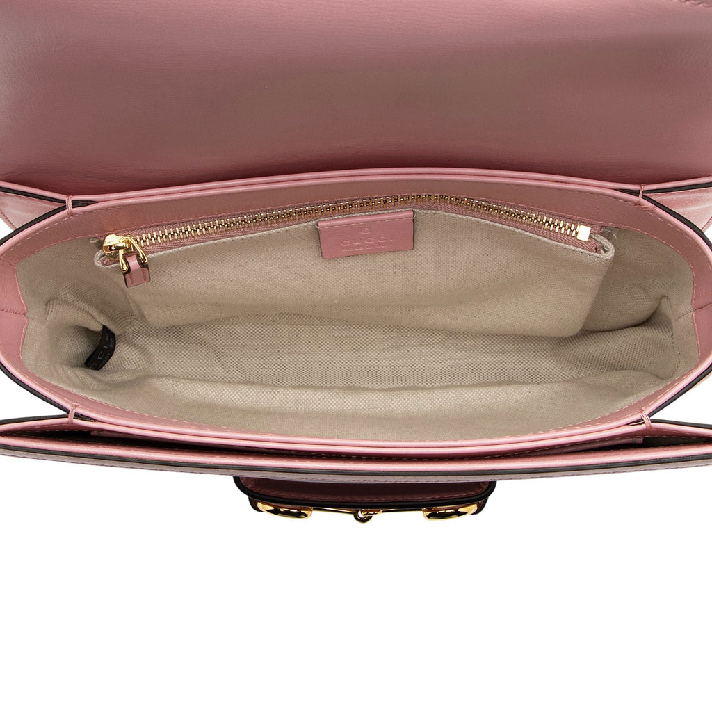 Gucci Calfskin Horsebit 1955 Bicolor Medium Bag