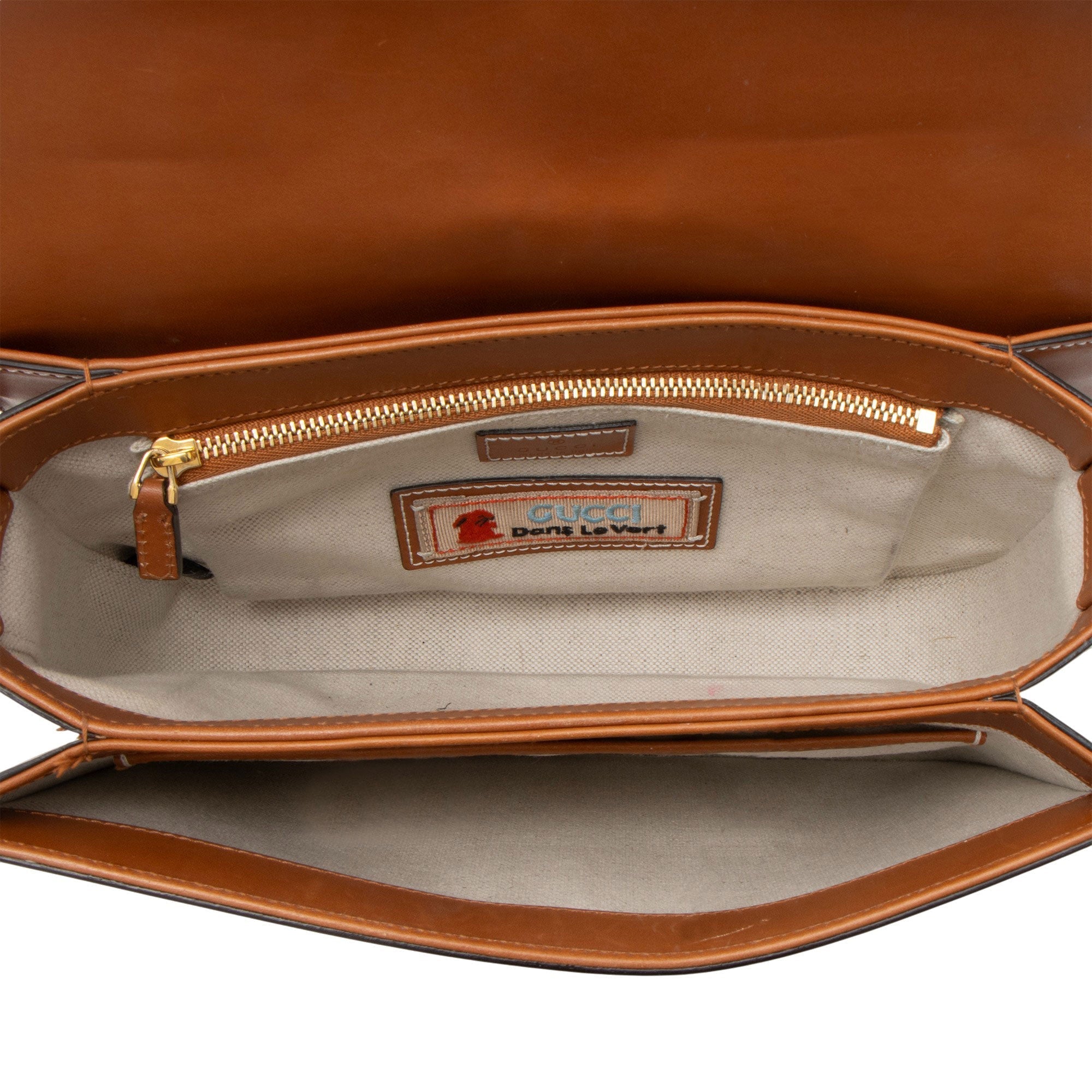 Gucci Calfskin Tricolor Horsebit 1955 Small Bag