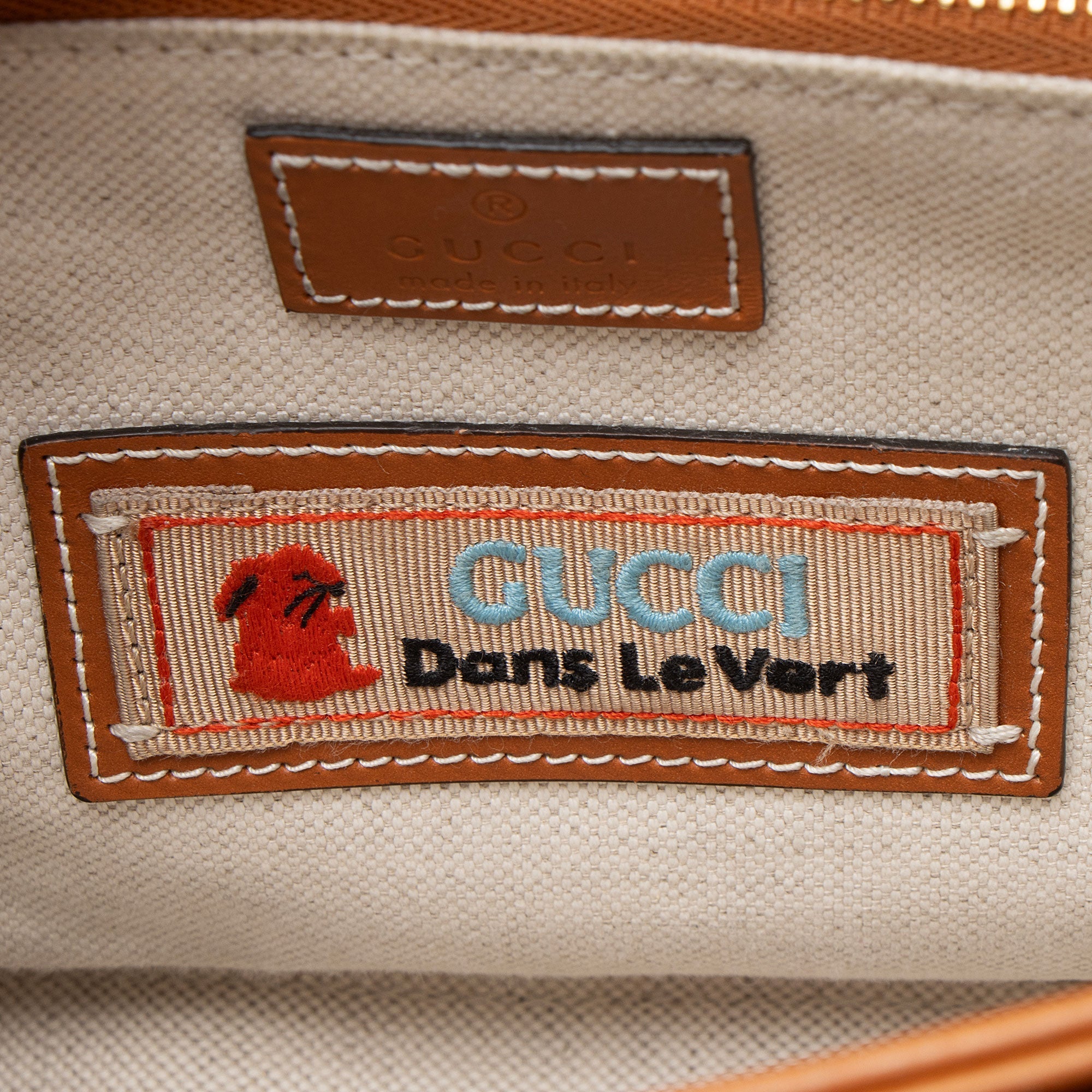 Gucci Calfskin Tricolor Horsebit 1955 Small Bag