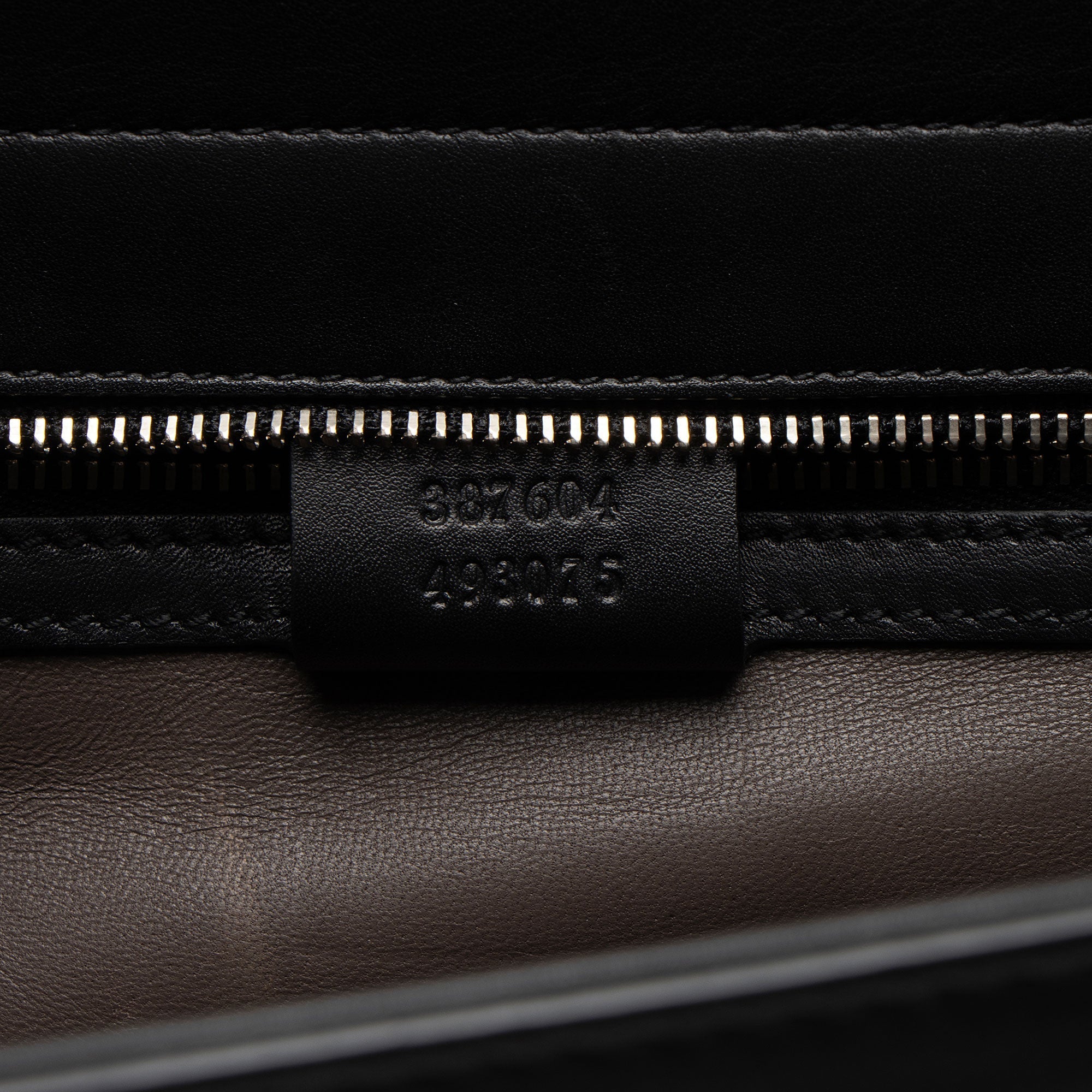Gucci Grained Calfskin Interlocking G Medium Shoulder Bag