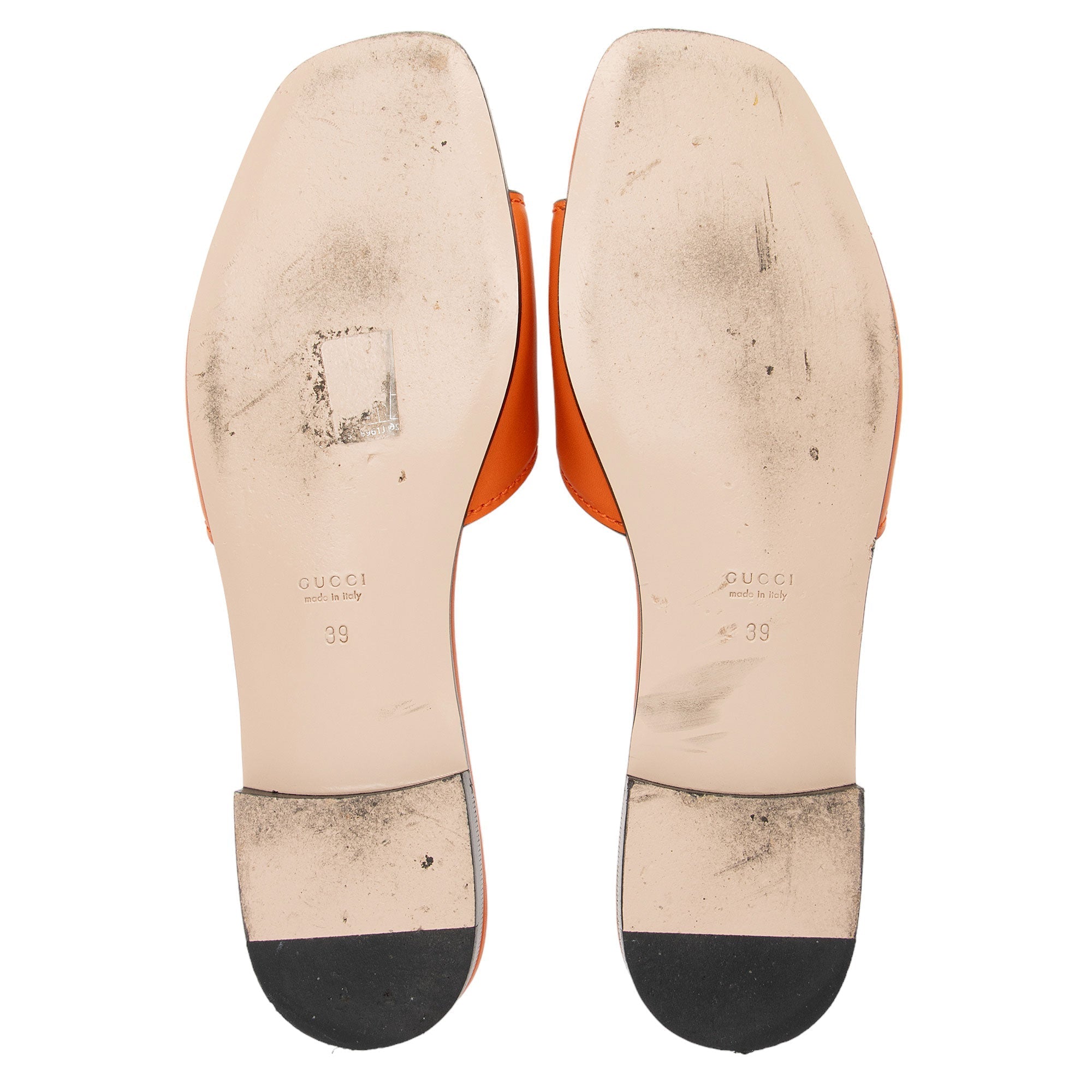 Gucci Calfskin Interlocking G Cut Out Slide Sandals - Size 9 / 39 (SHF-Q3nxuK)
