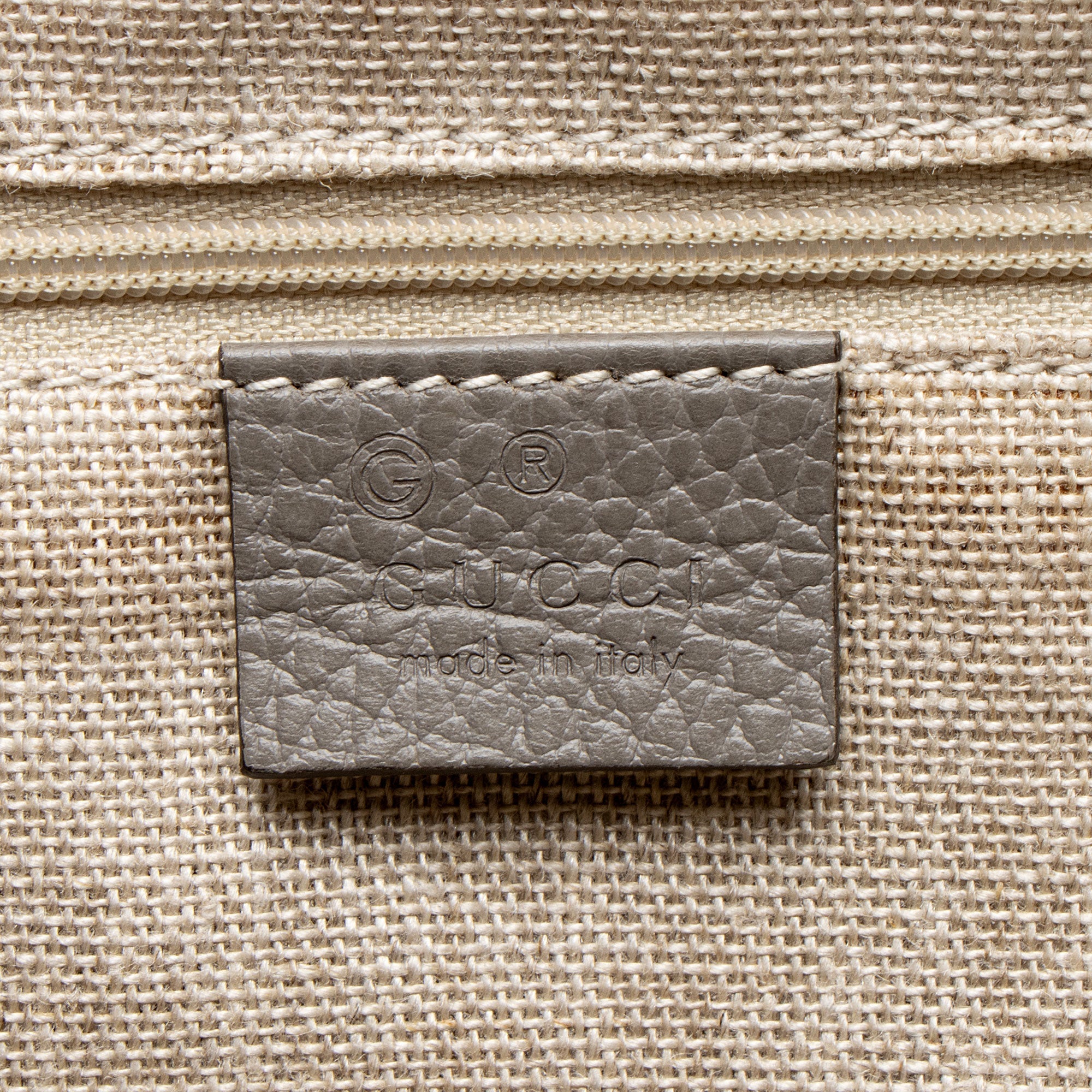 Gucci Calfskin Interlocking G Top Handle Medium Shoulder Bag