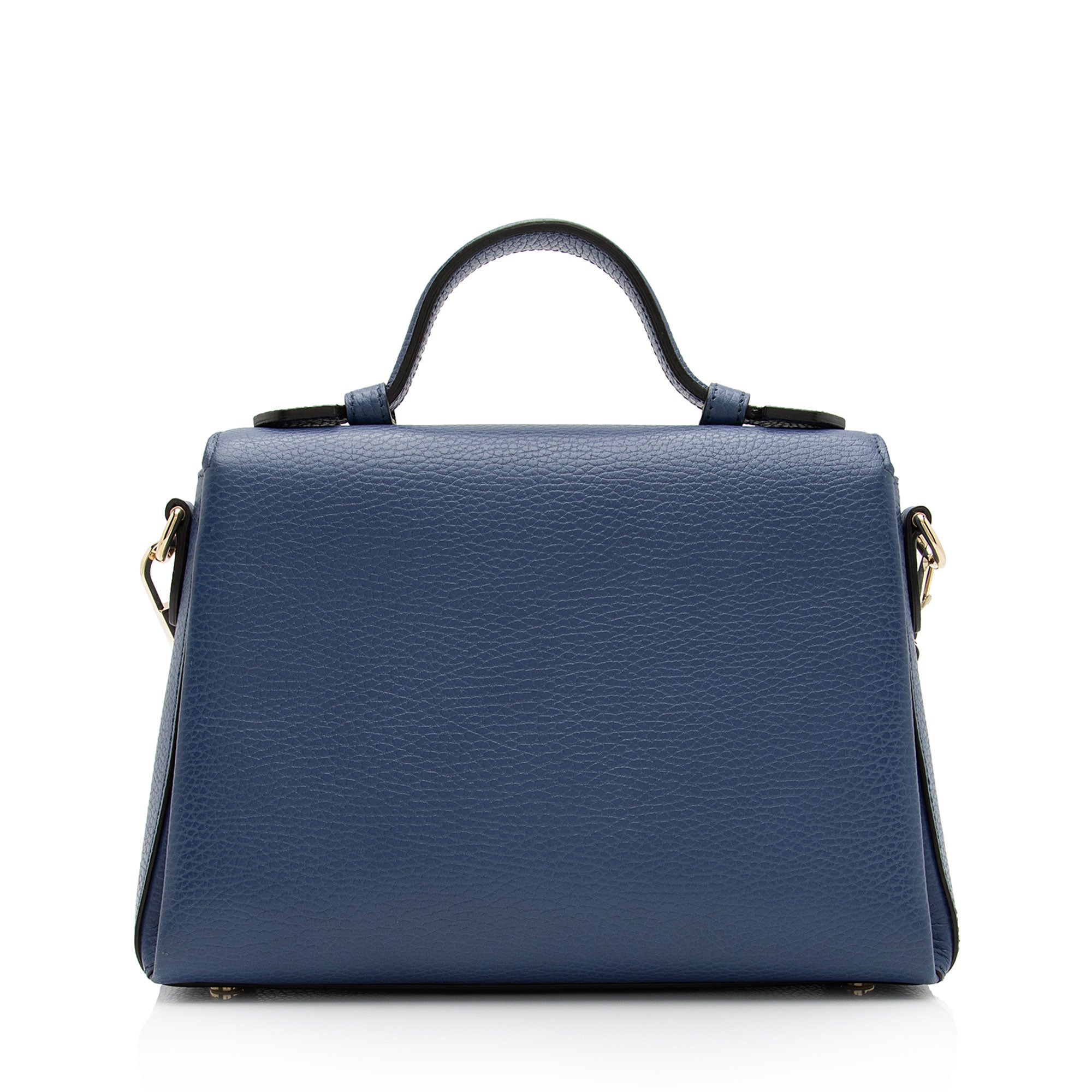 Gucci Calfskin Interlocking G Top Handle Small Shoulder Bag (SHF-2x4YHi)